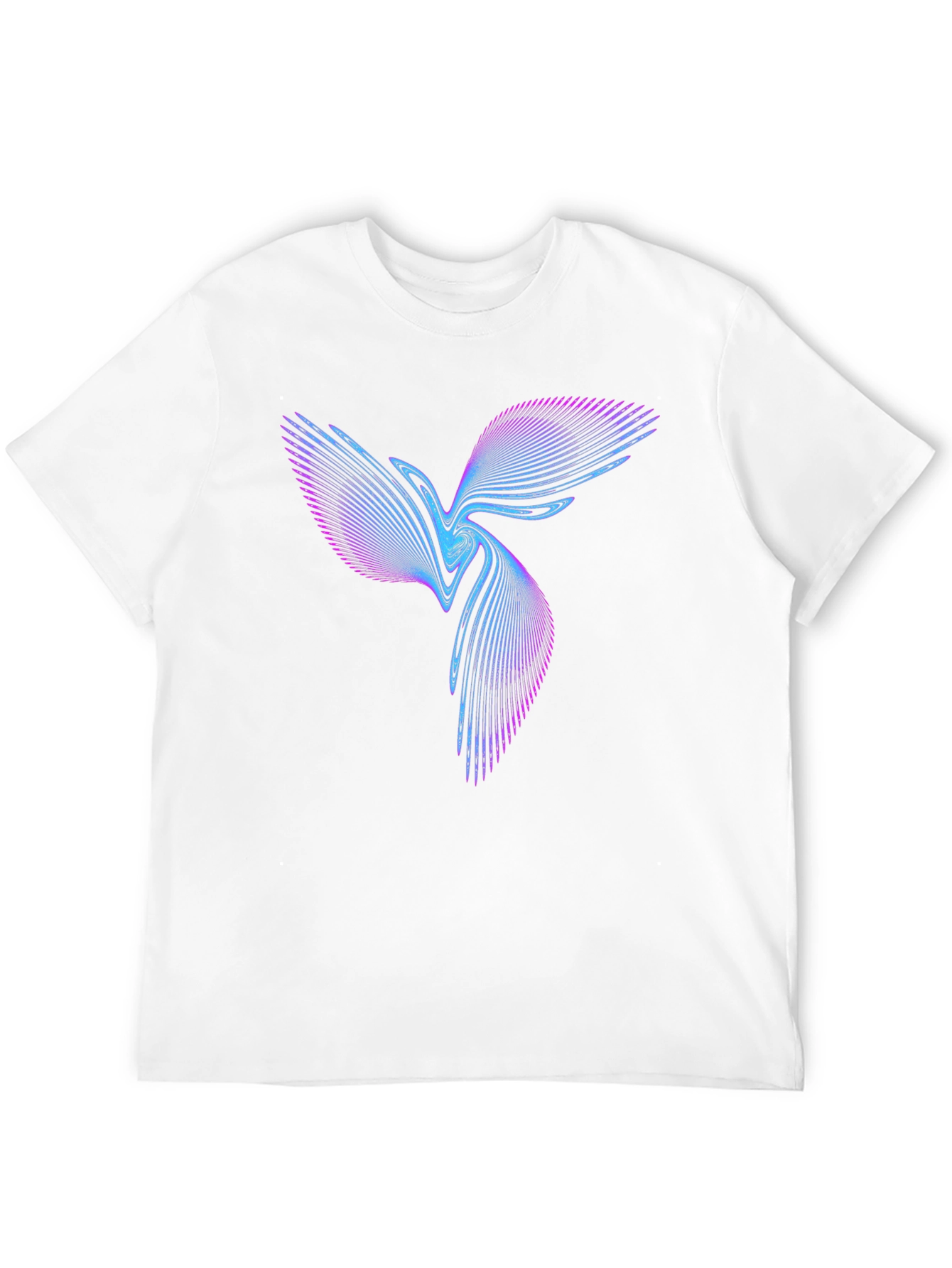 Abstract Graphic Print Black T-Shirt - 12