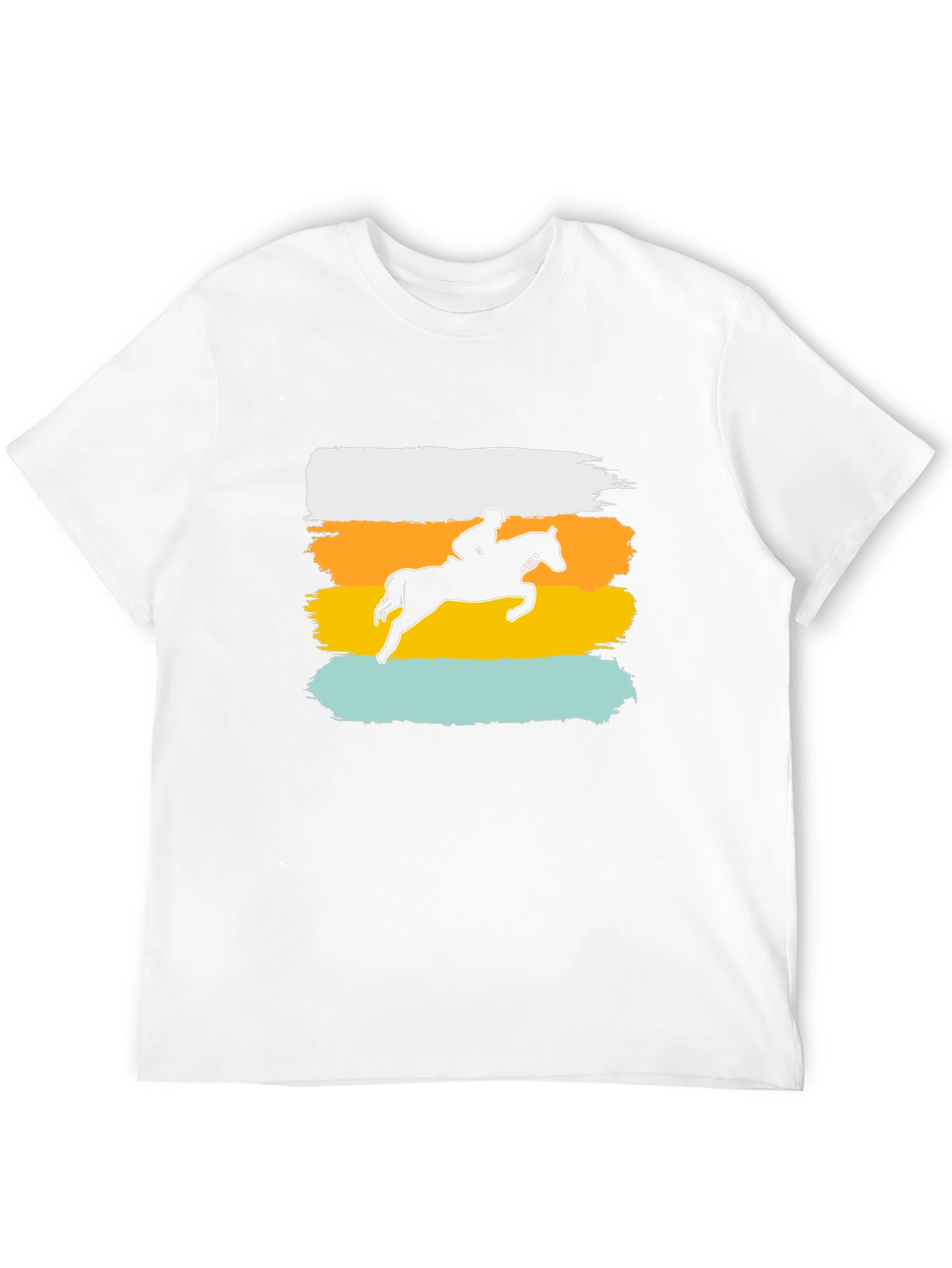 Black Equestrian Silhouette T-Shirt view 12