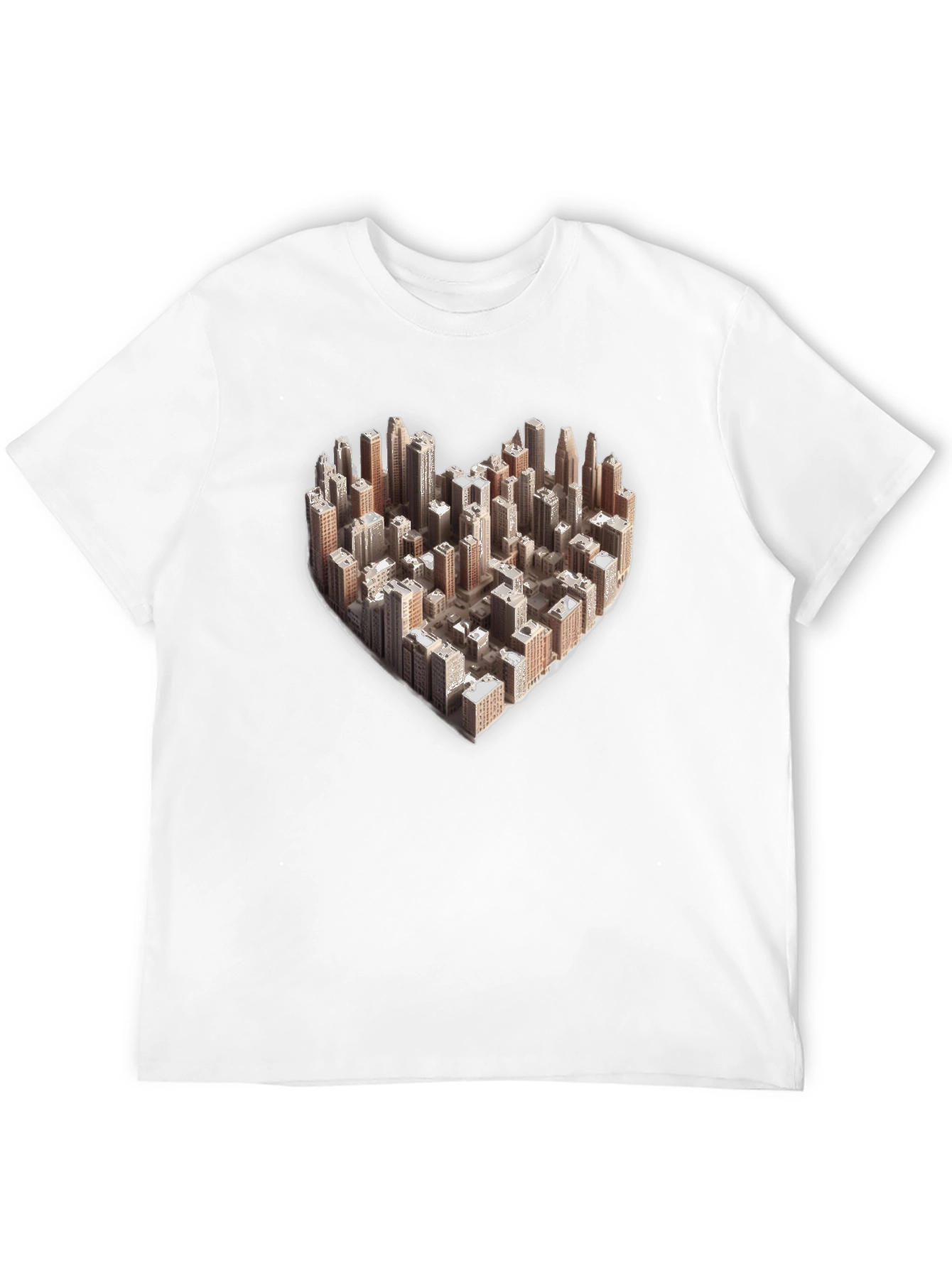 Black Heart of the City Tee - Urban Love T-Shirt view 12
