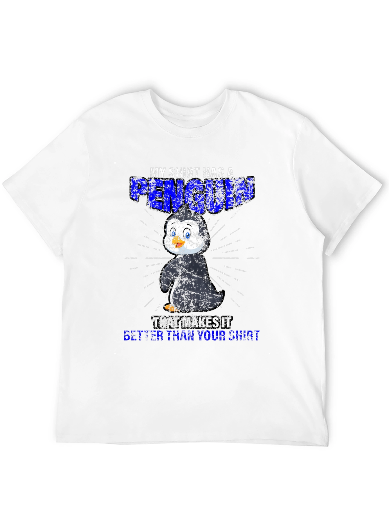 Black Penguin Graphic T-Shirt: Better Than Your Shirt! view 12