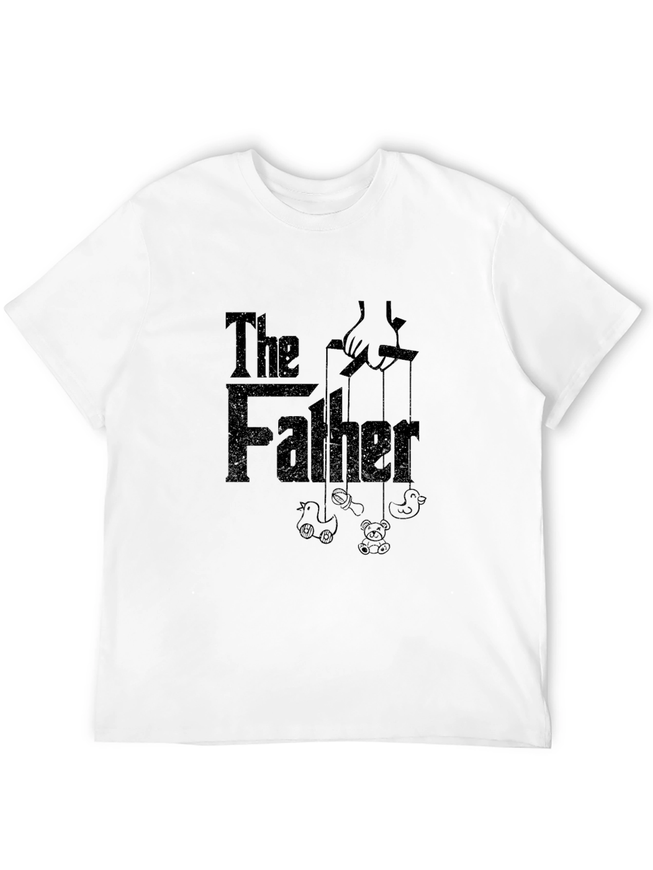 Black The Father T-Shirt - Dark Humor Dad Tee view 12
