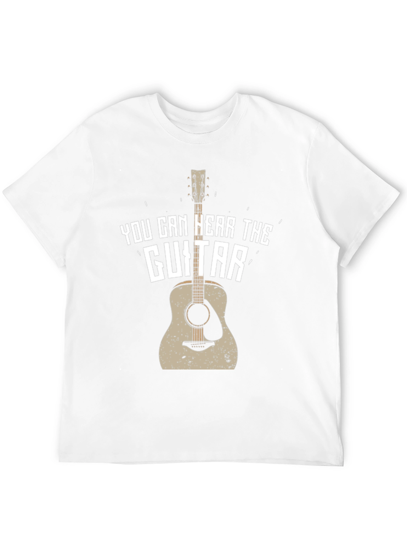 Black You Can Hear The Guitar T-Shirt view 12