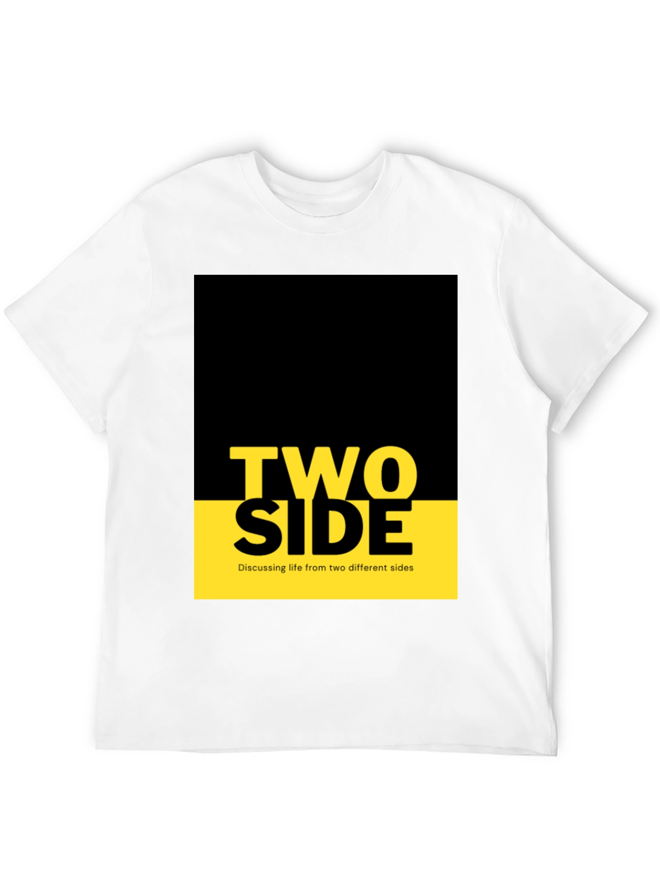 Black Two Side Graphic Tee - Discussing Life view 12