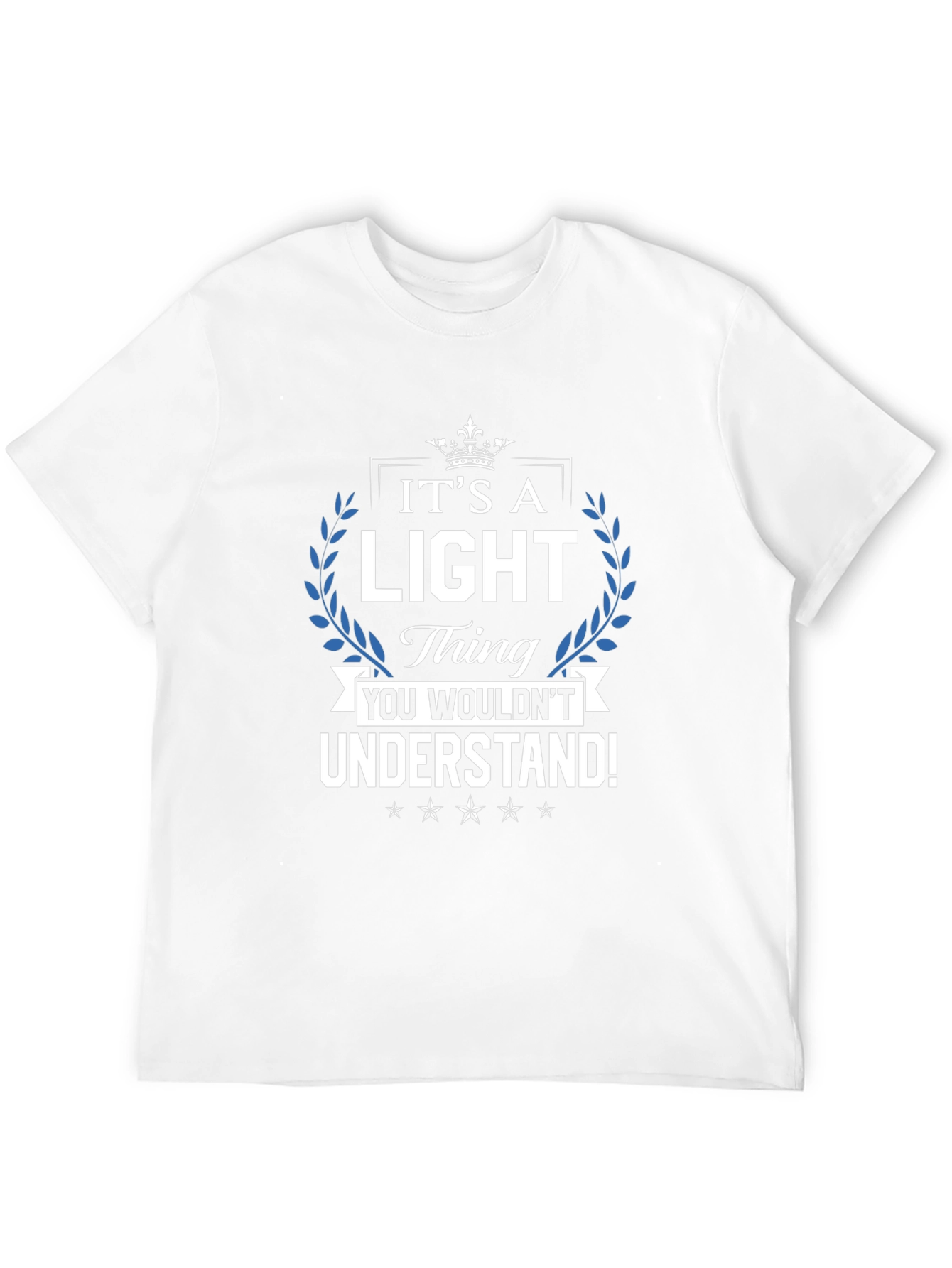 Black It's a Light Thing - Funny Novelty T-Shirt view 12