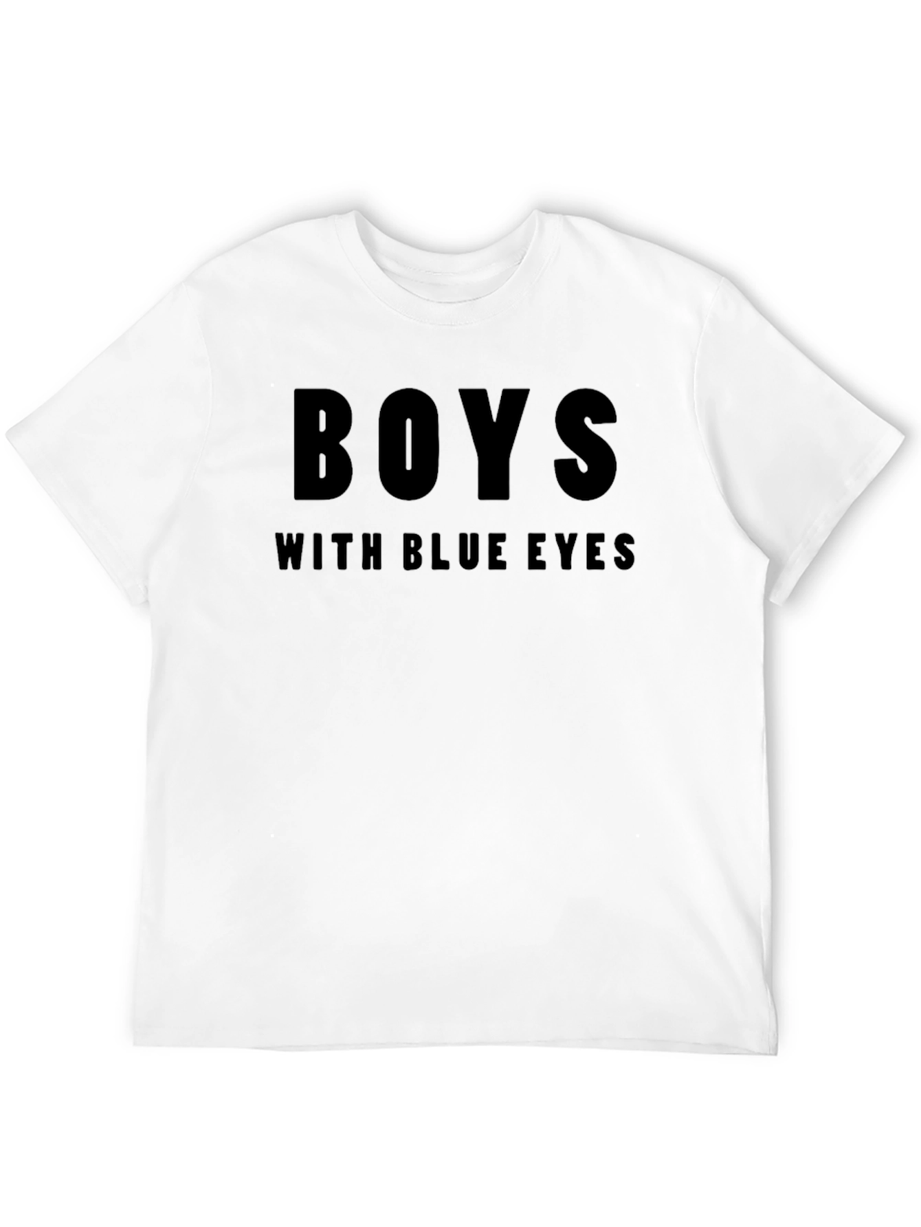 Black Boys With Blue Eyes Black T-Shirt view 12