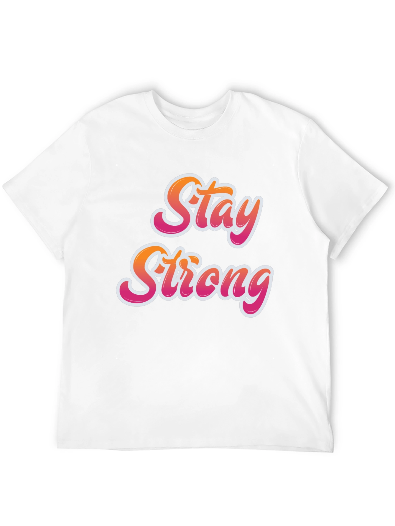 Black Stay Strong Graphic Tee - Black Cotton Comfort view 12