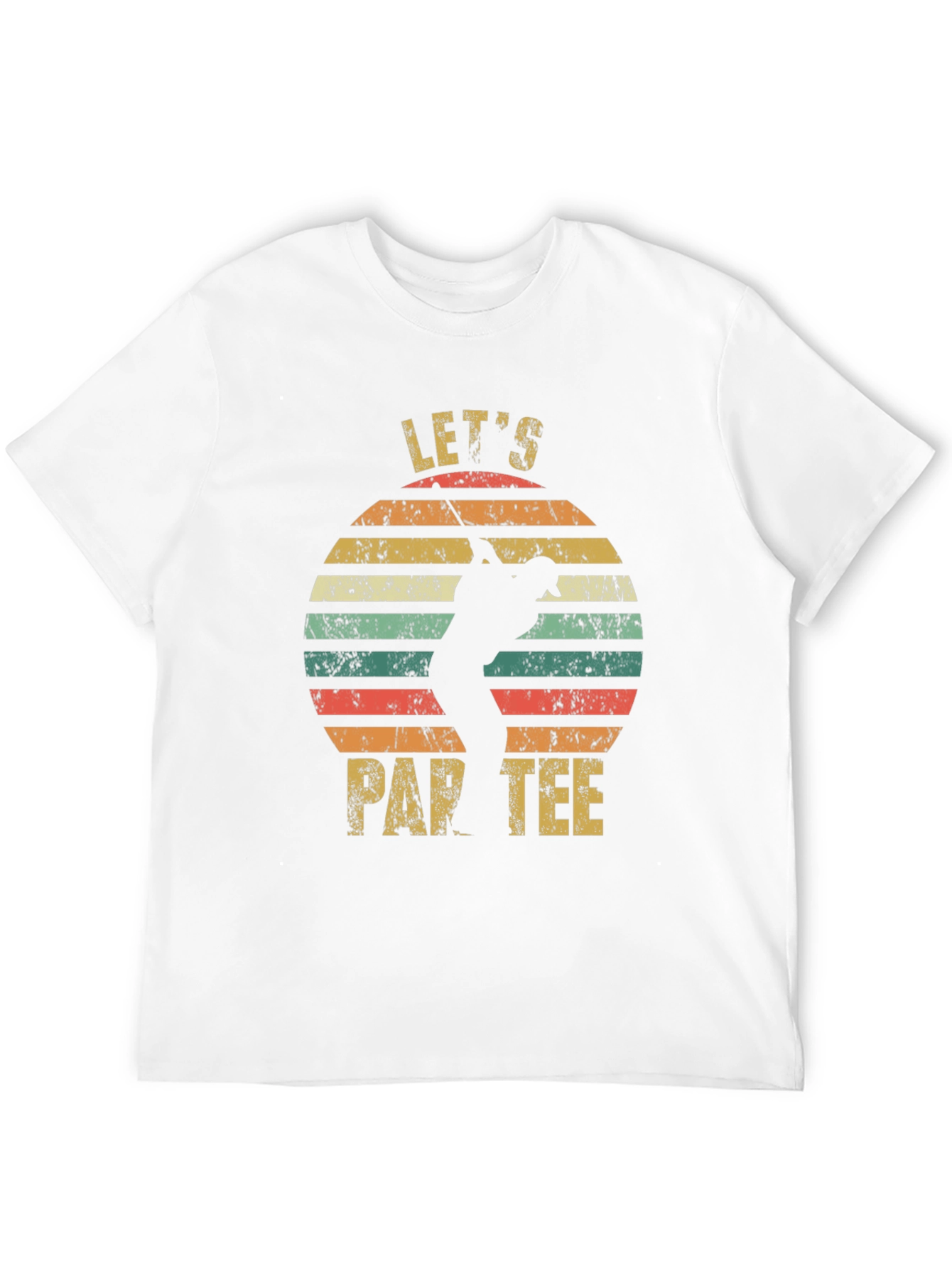 Black Let's Par Tee Golf T-Shirt view 12