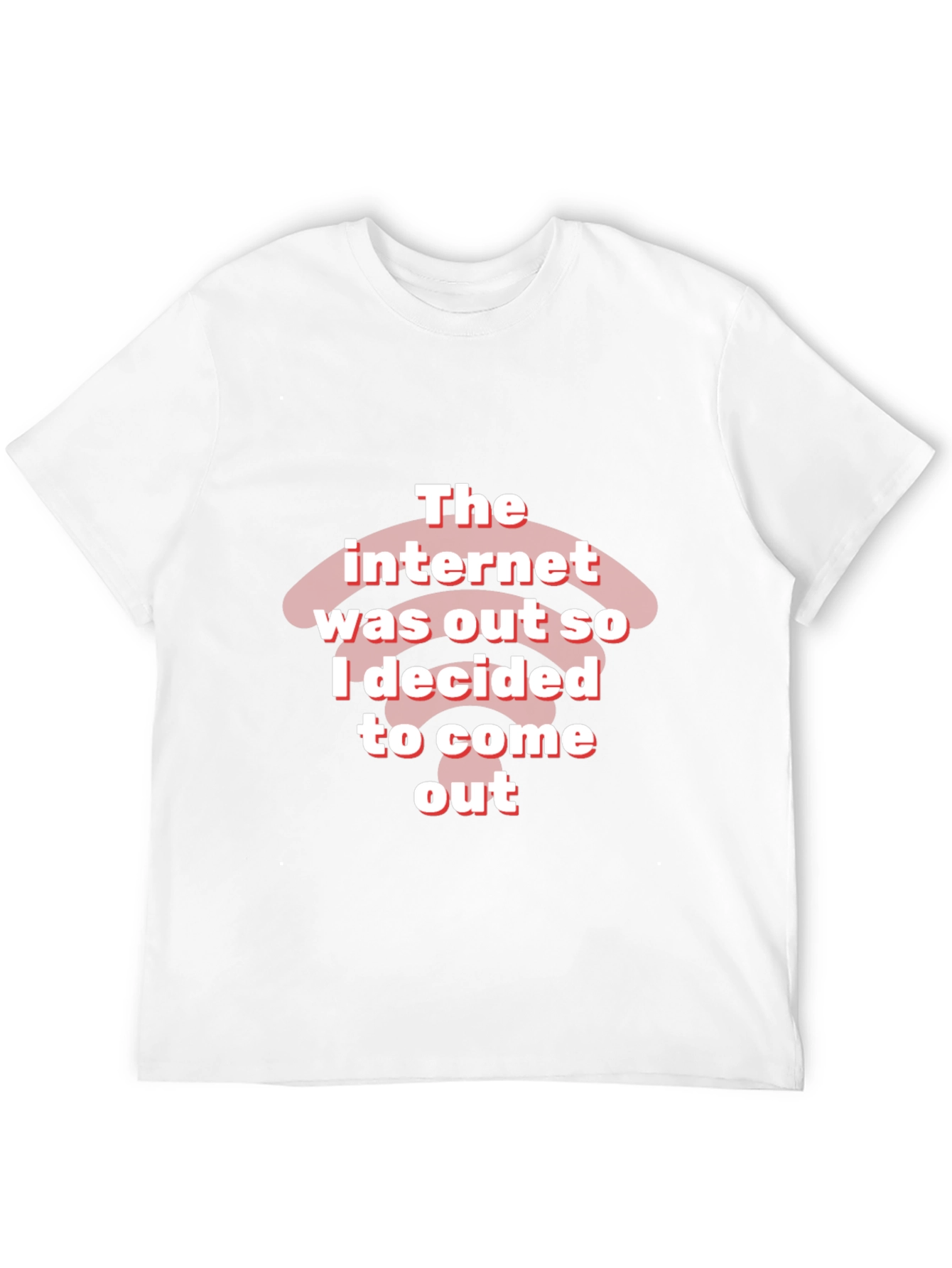 Black Funny Internet Out T-Shirt view 12