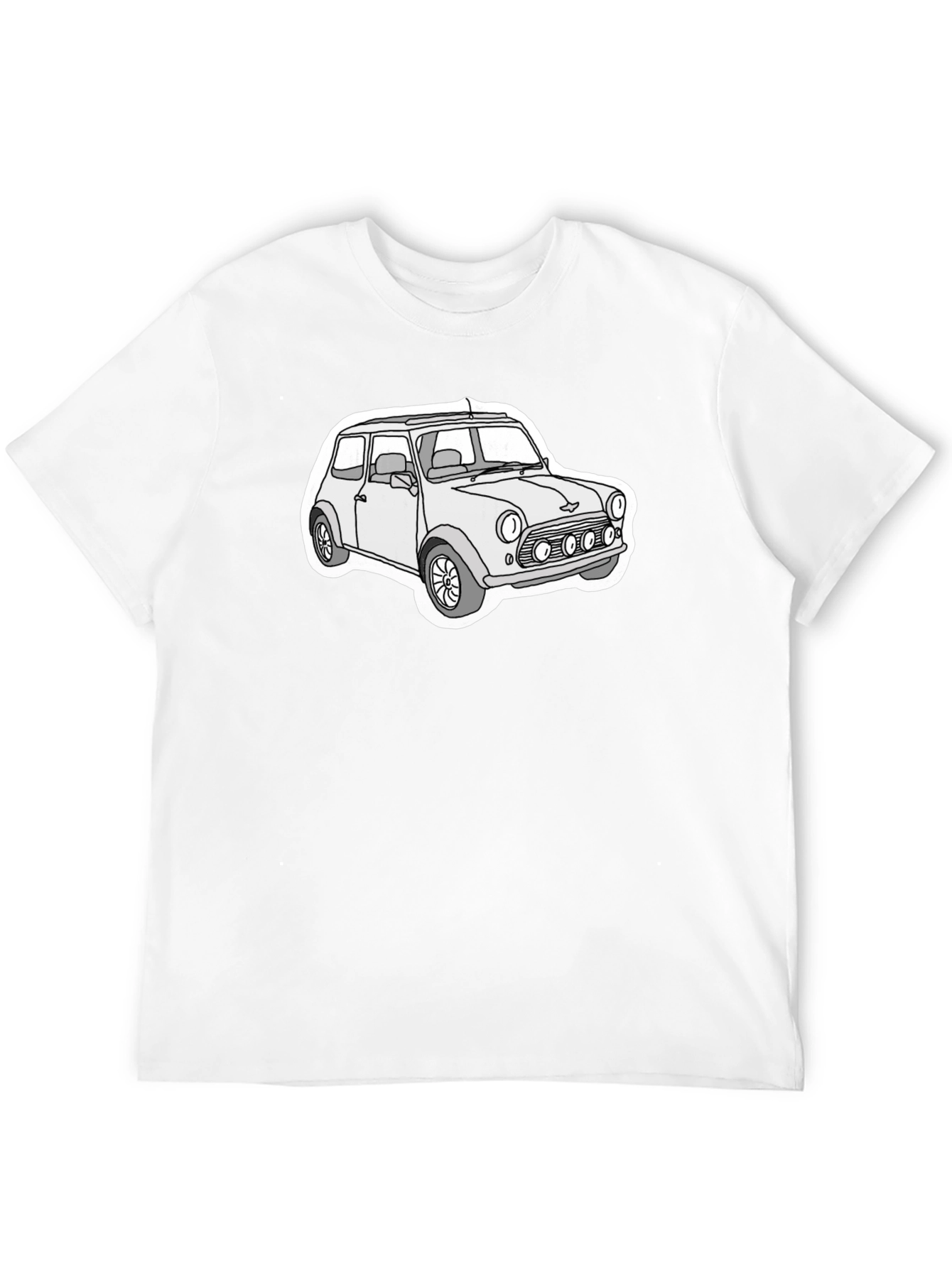Black Classic Car Graphic Tee - Black view 12