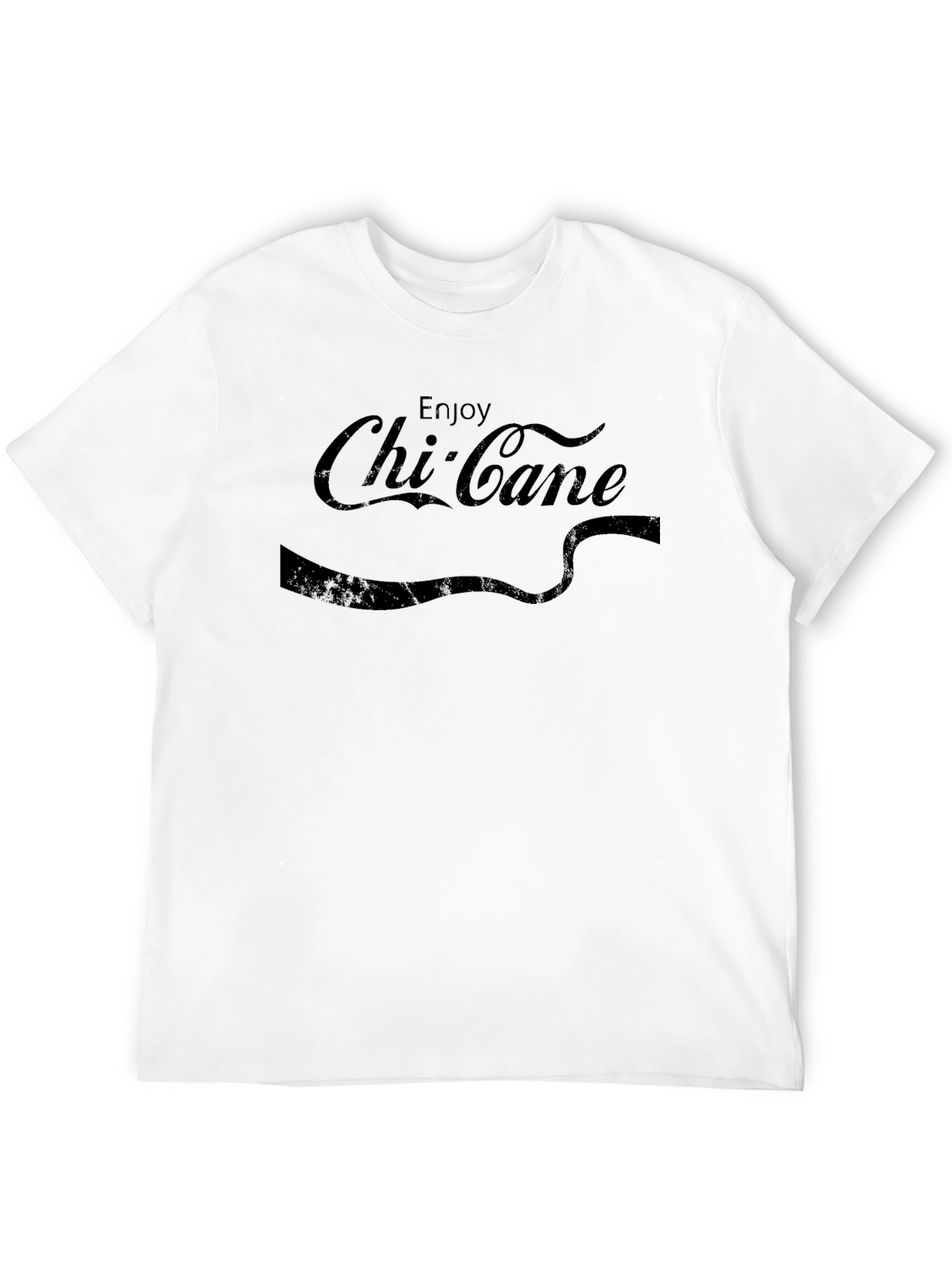Black Chi-Cane Graphic Tee - Black Short Sleeve T-Shirt view 12