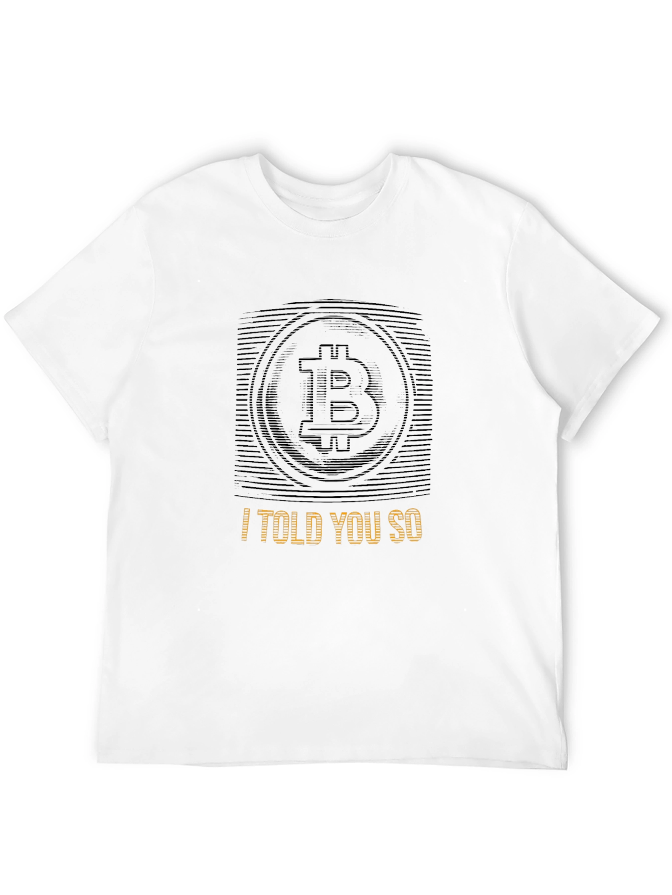 Black Bitcoin Crypto T-Shirt - I Told You So Tee view 12