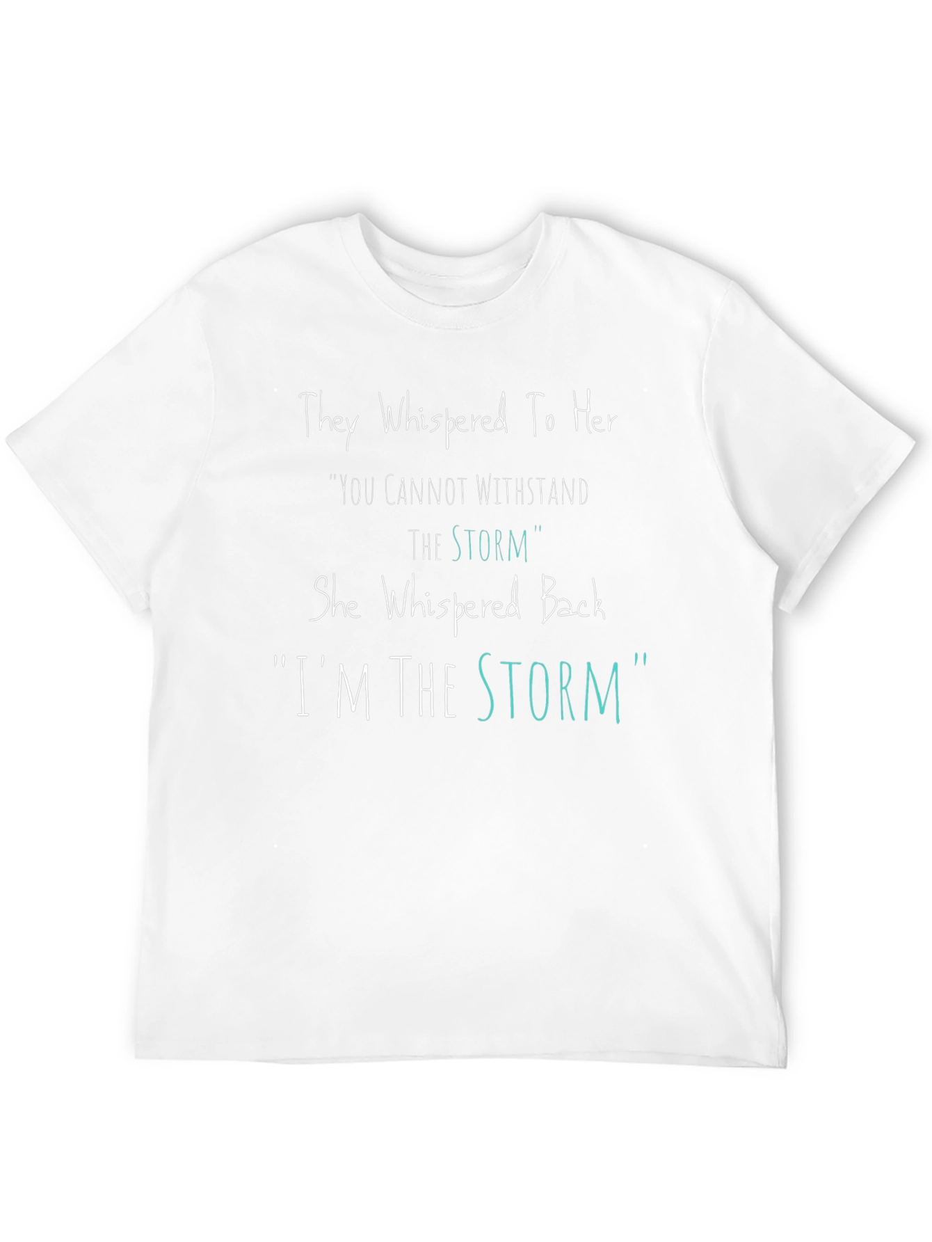 Black Empowered Woman T-Shirt - I'm The Storm view 12