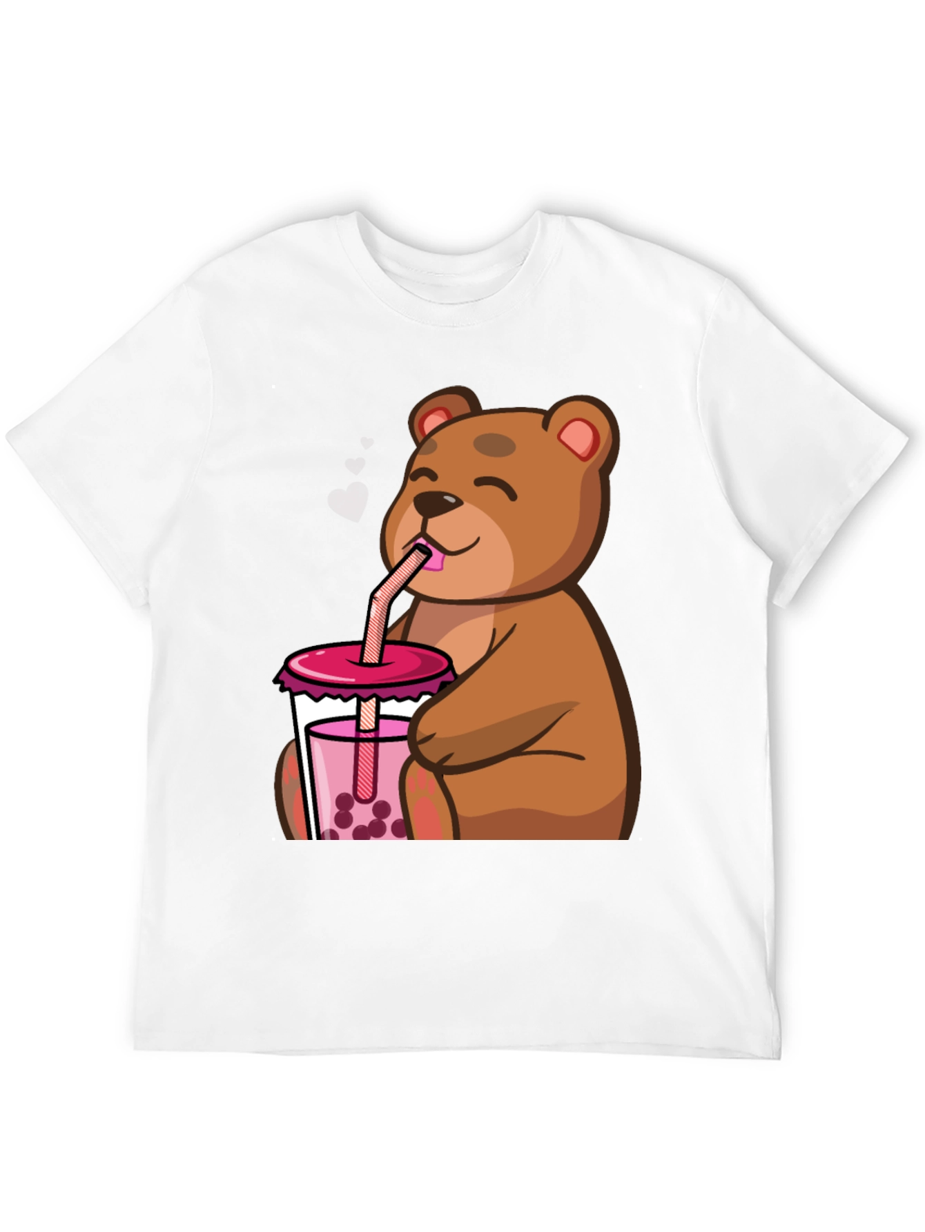 Black Bear Boba Bubble Tea T-Shirt view 12