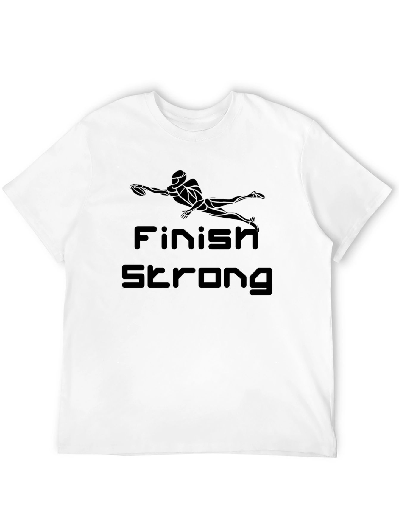 Black Finish Strong Graphic T-Shirt - Black view 12