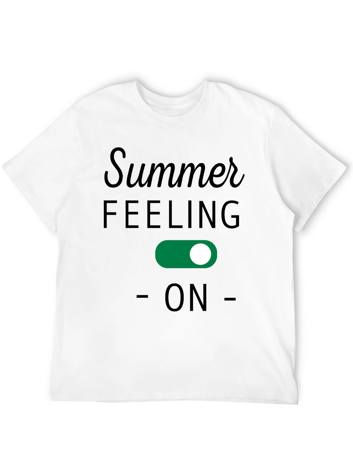 Black Summer Feeling On T-Shirt view 12