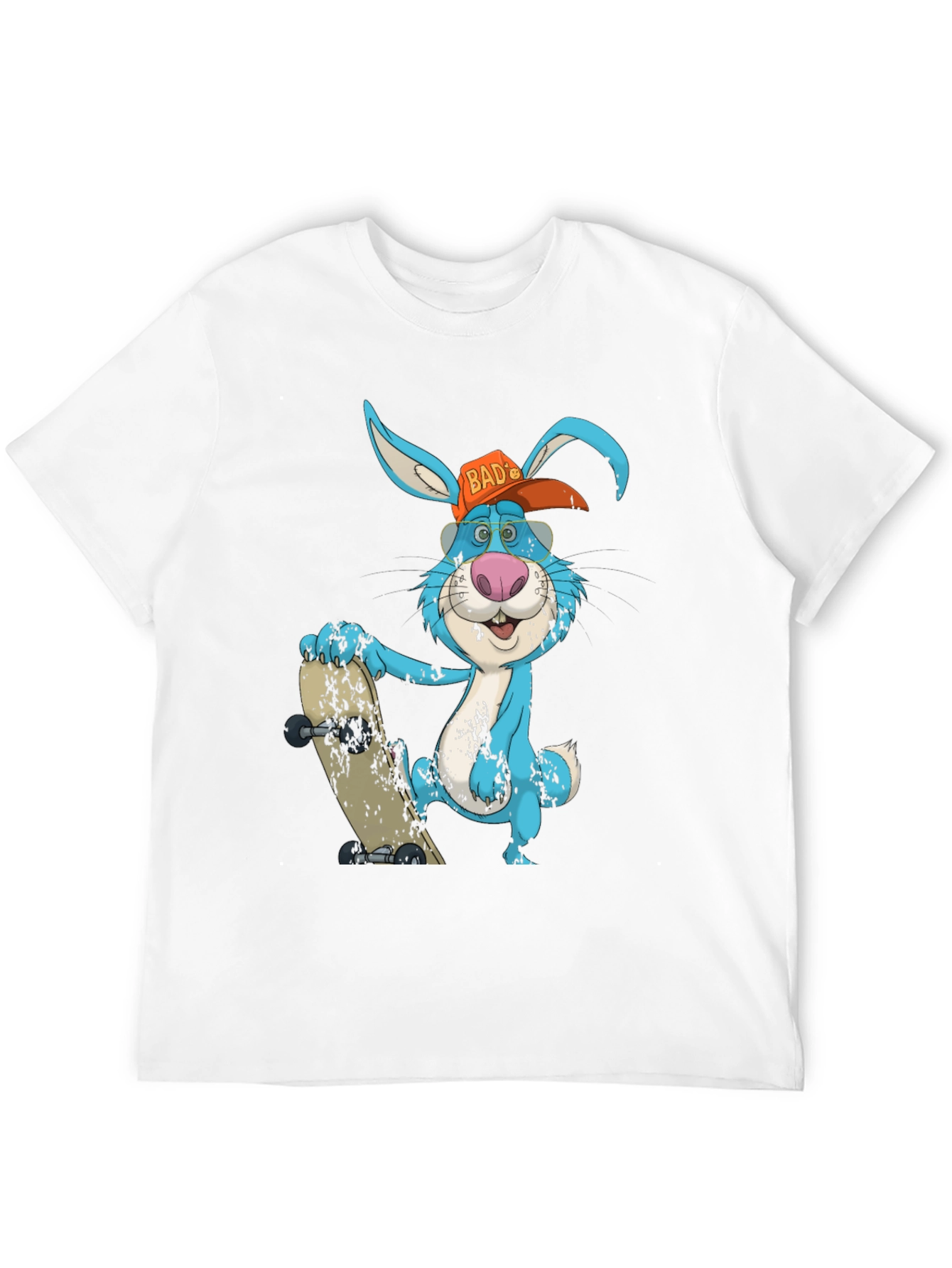 Black Bad Bunny Skater T-Shirt view 12