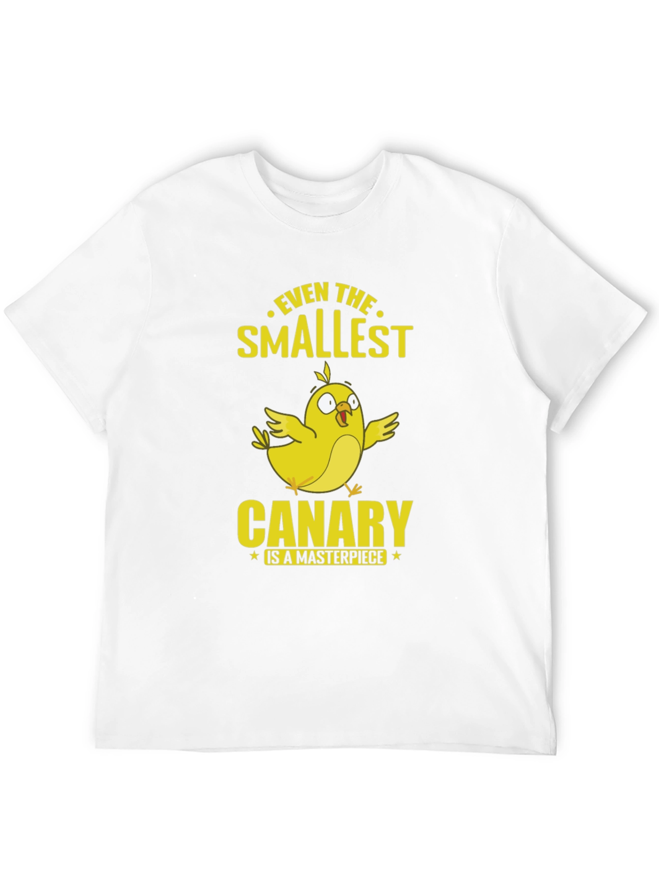 Black Smallest Canary Masterpiece Black T-Shirt view 12