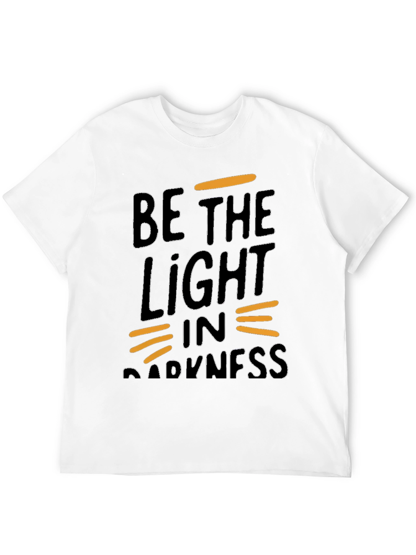 Black Be the Light in Darkness Graphic Tee view 12