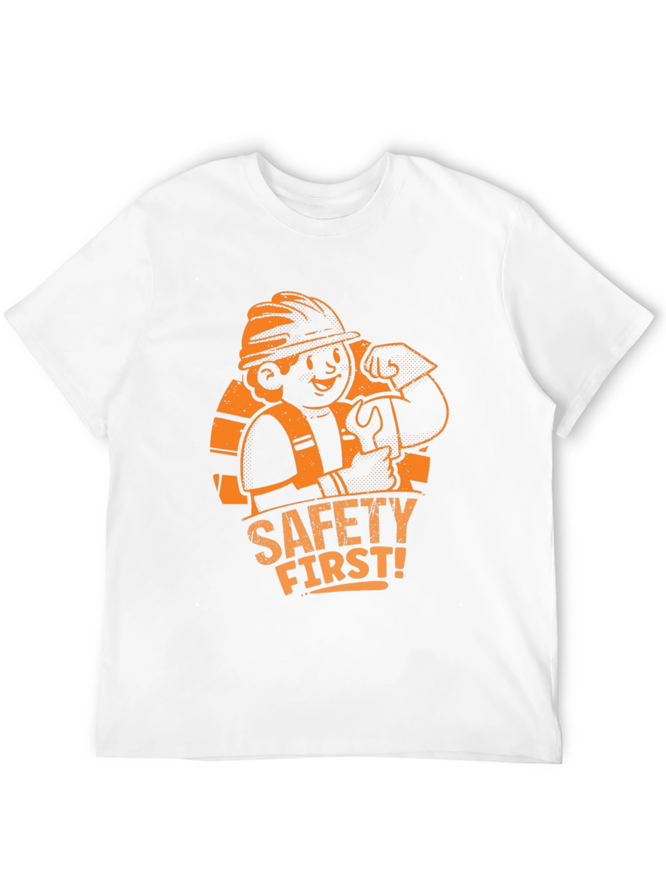 Black Safety First! Graphic T-Shirt view 12