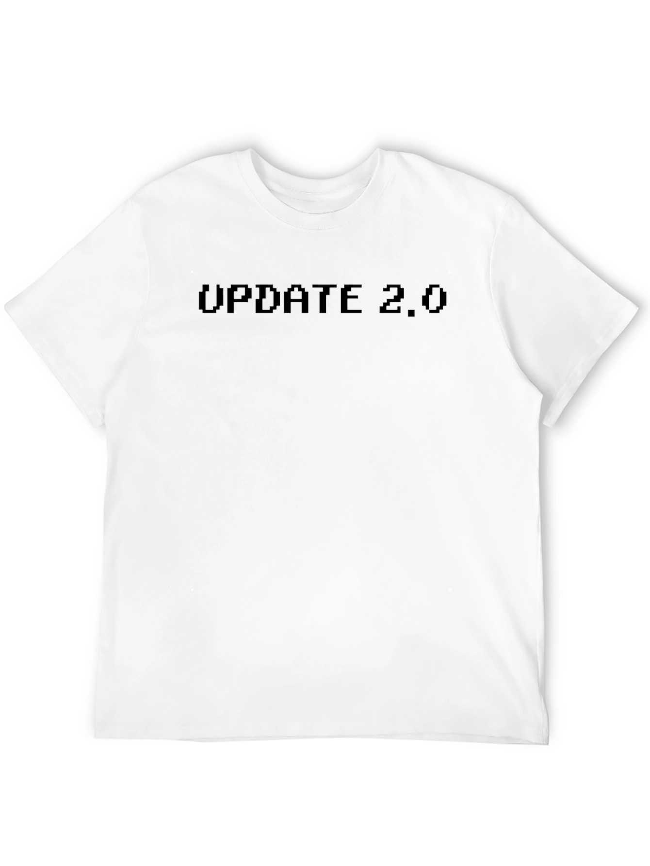 Black Update 2.0 Black Pixel Graphic T-Shirt view 12