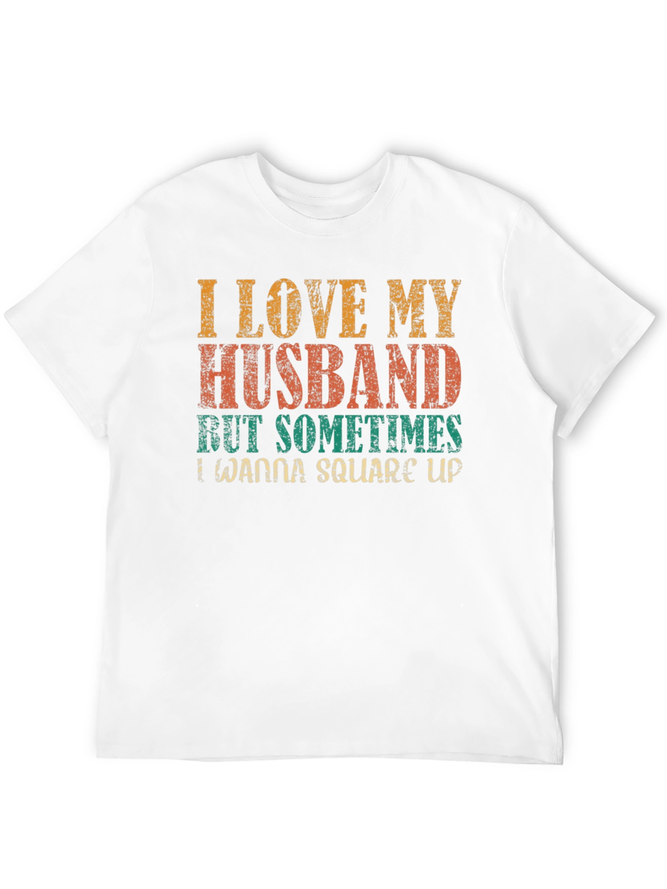Black I Love My Husband Novelty Graphic Tee view 12