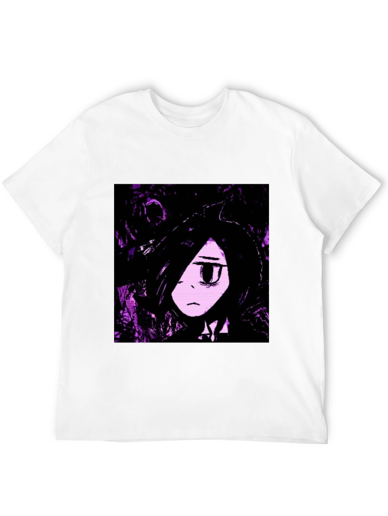 Black Anime Graphic Black T-Shirt view 12