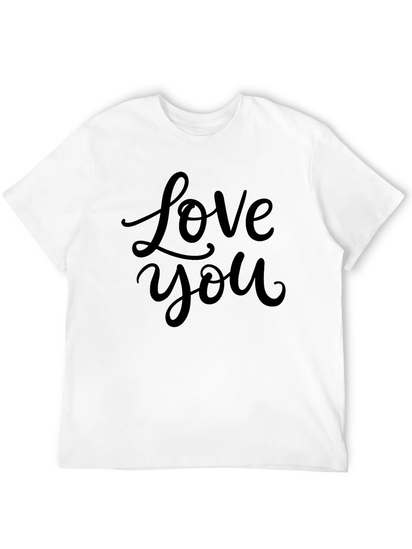 Black Love You Black Graphic Tee - Stylish Casual Comfort view 12