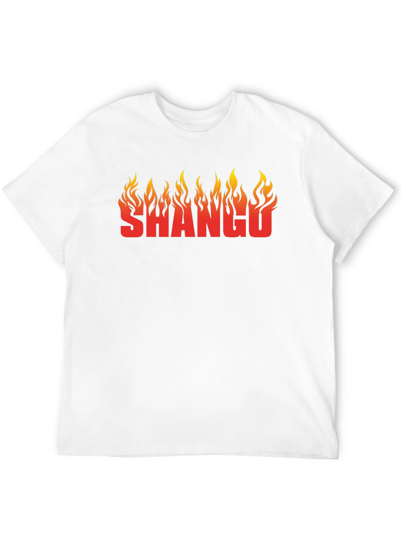 Black Shango Flame Graphic Black T-Shirt view 12