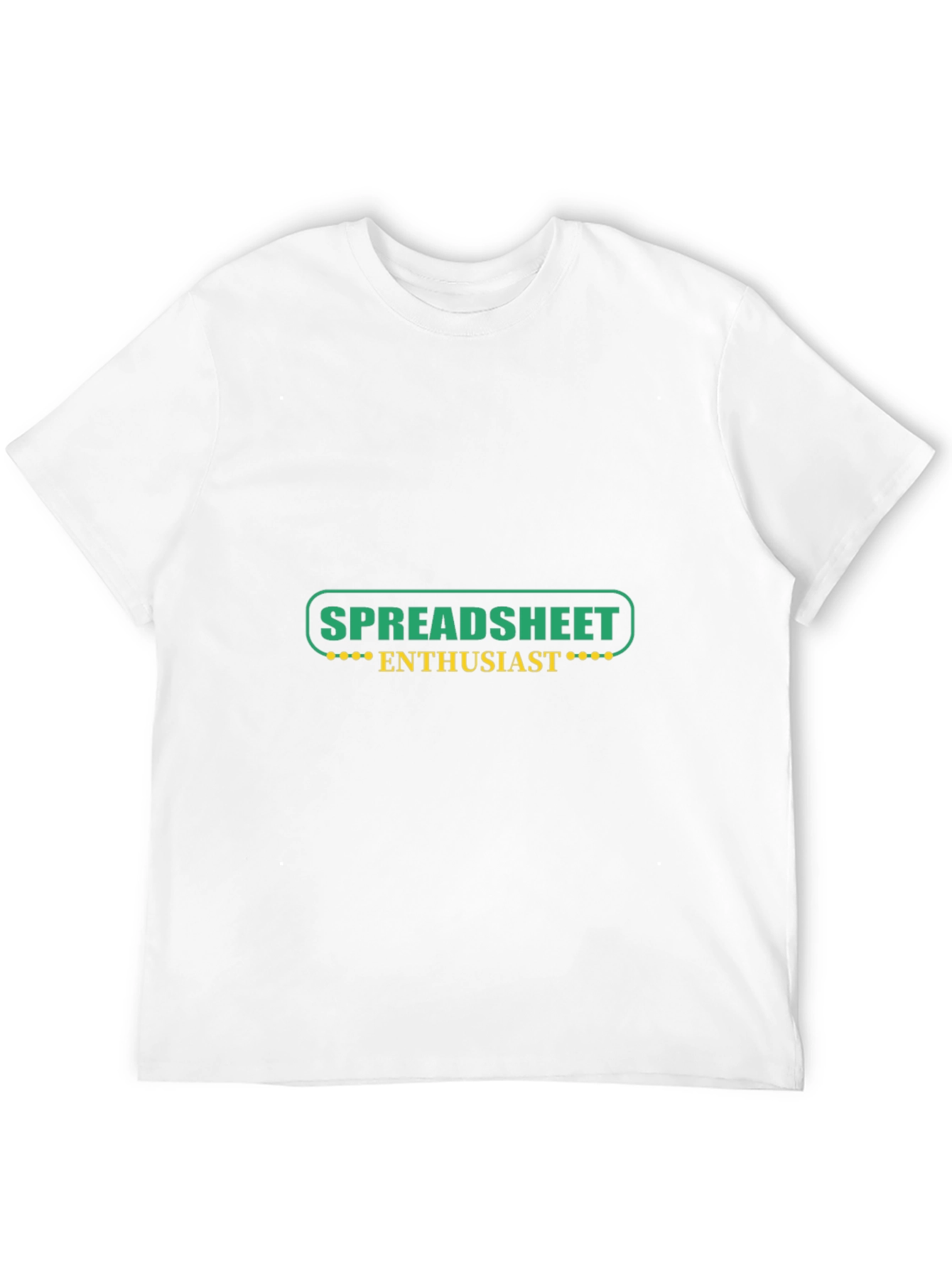 Black Spreadsheet Enthusiast Graphic Tee view 12