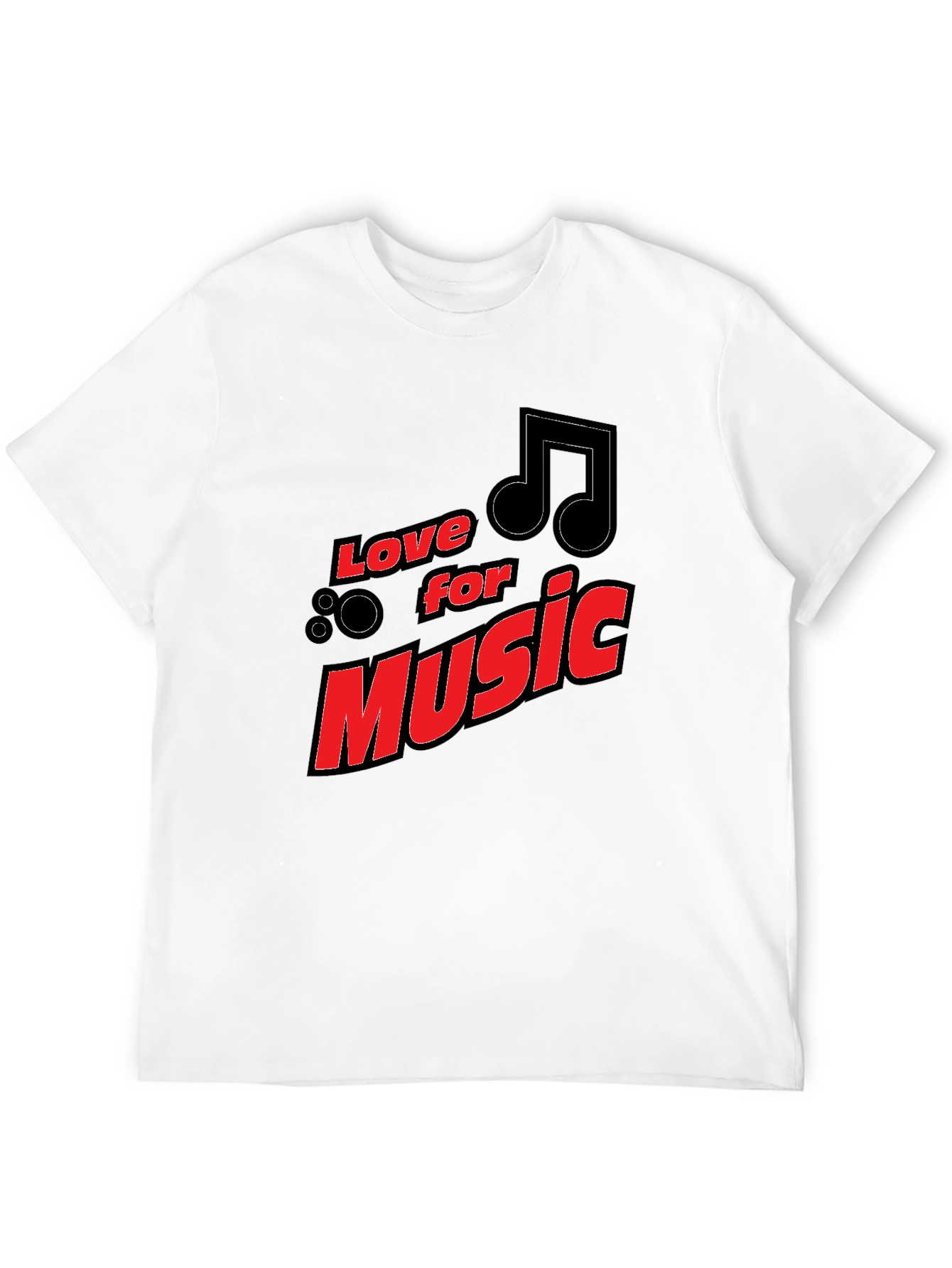 Black Love for Music Black Graphic Tee view 12