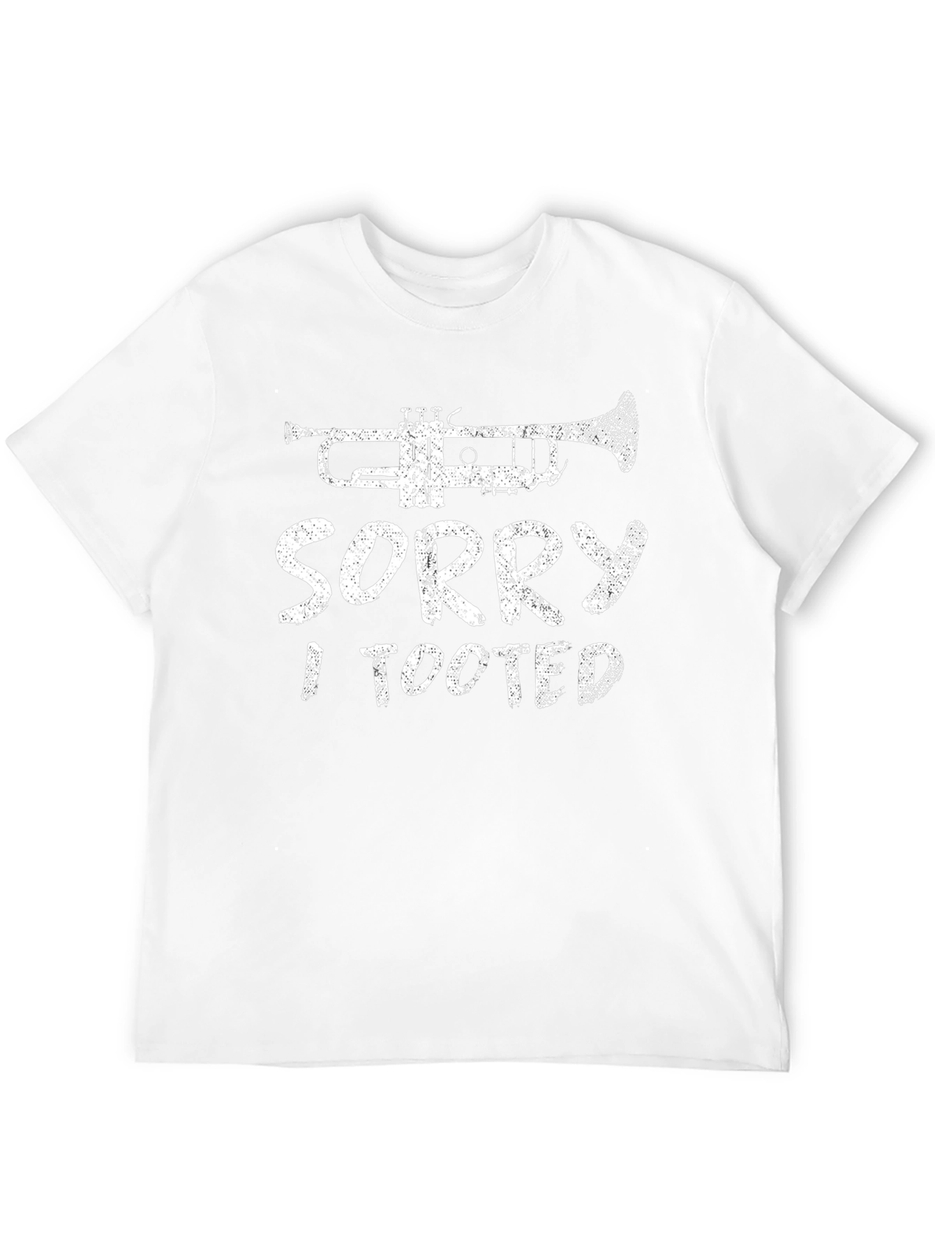 Black Sorry I Tooted Trumpet Musician T-Shirt view 12