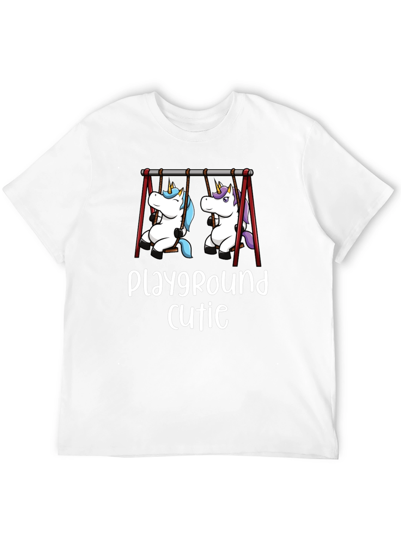 Black Playground Cutie Unicorns Graphic Tee view 12