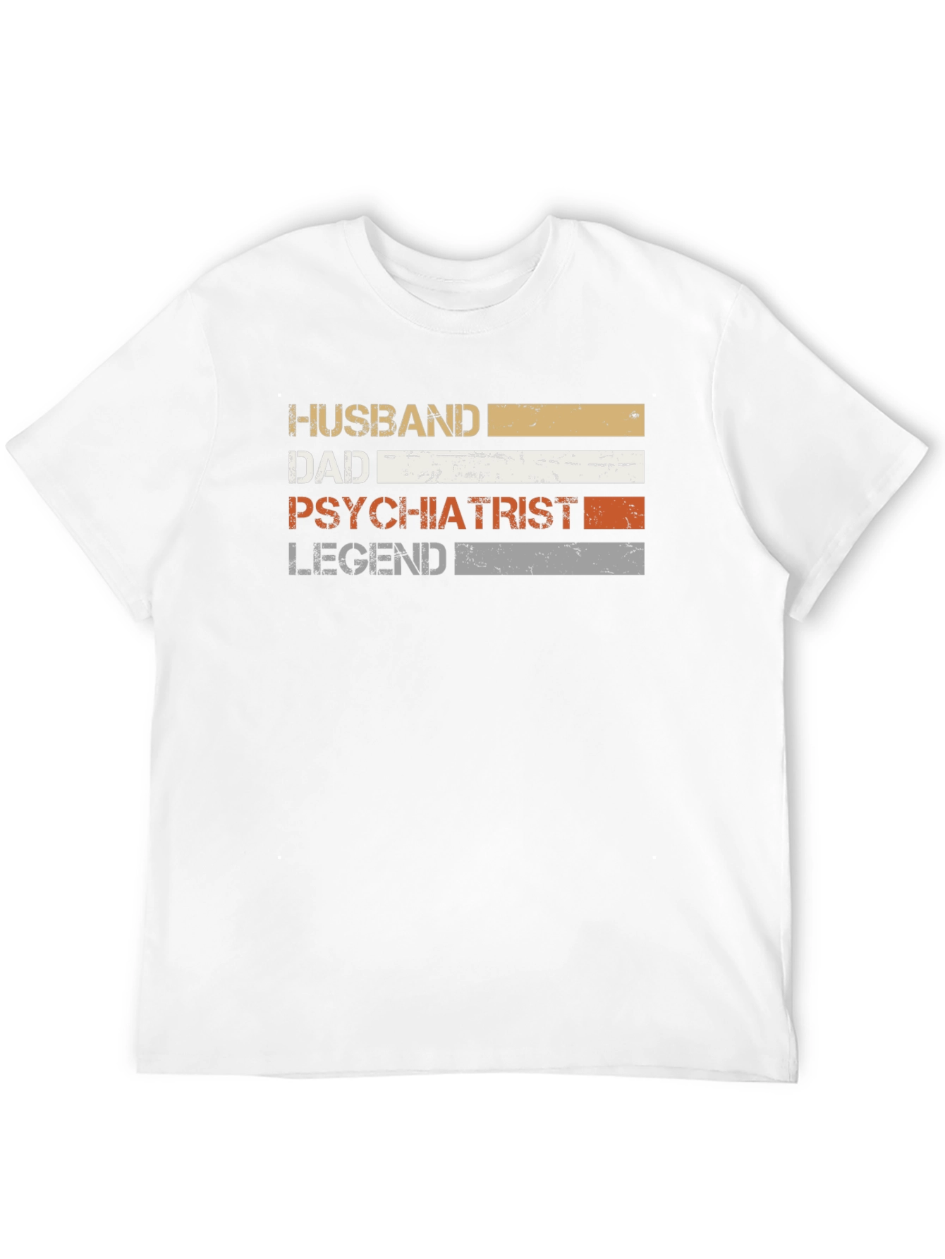 Black Husband Dad Psychiatrist Legend T-Shirt view 12