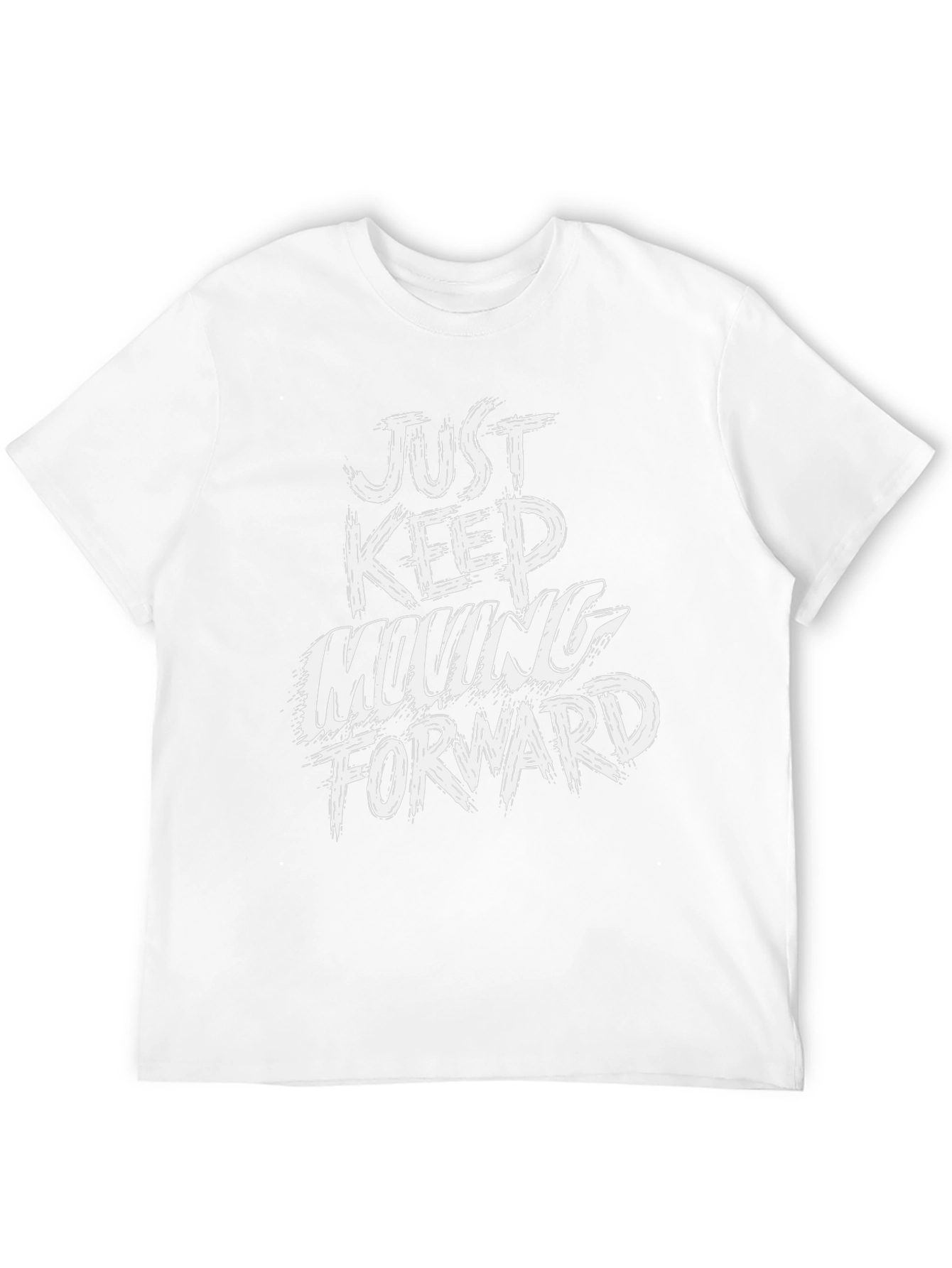 Black Just Keep Moving Forward Graphic Tee view 12