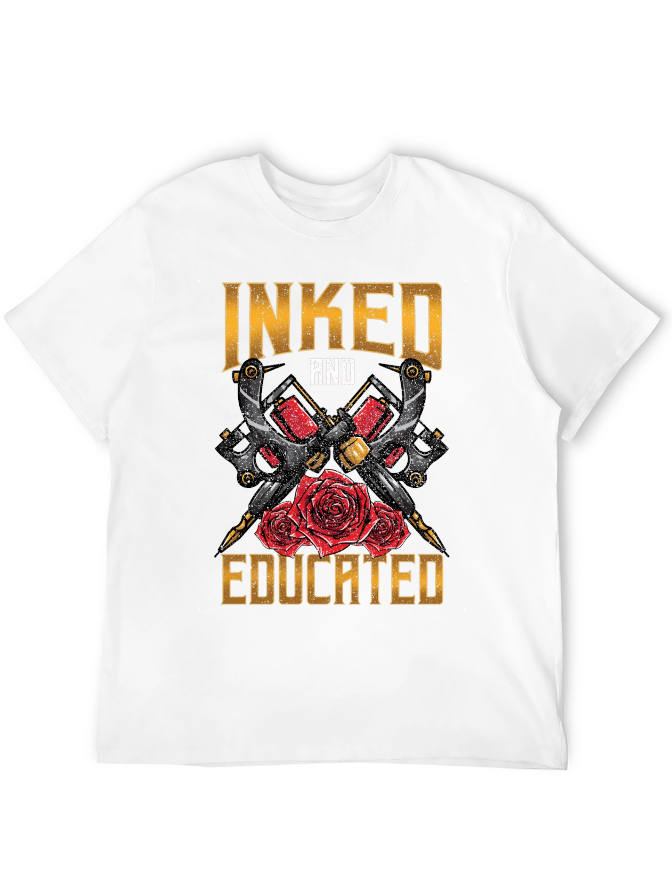Black Inked and Educated Tattoo Artist T-Shirt view 12