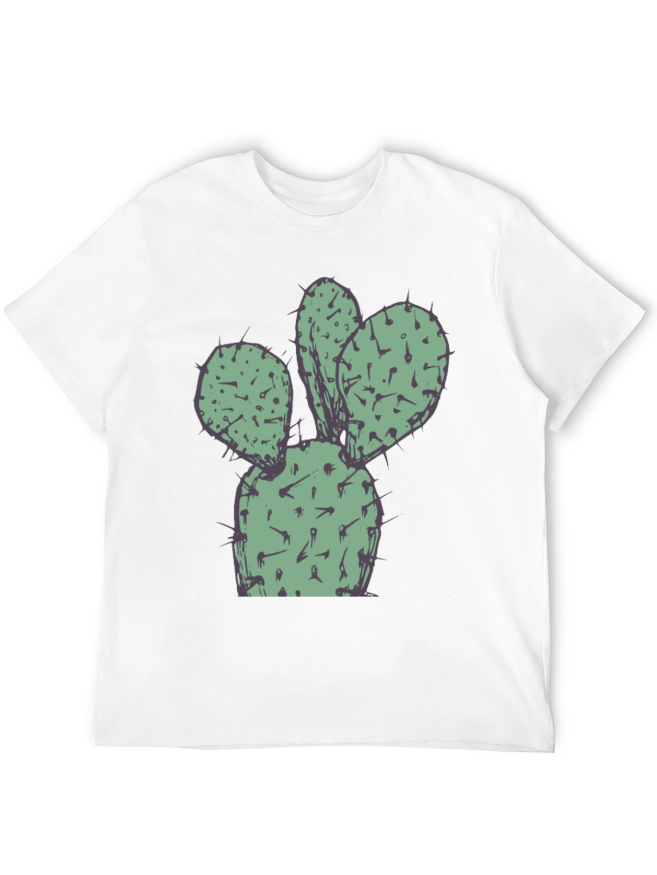 Black Cactus Graphic Tee - Soft & Stylish! view 12