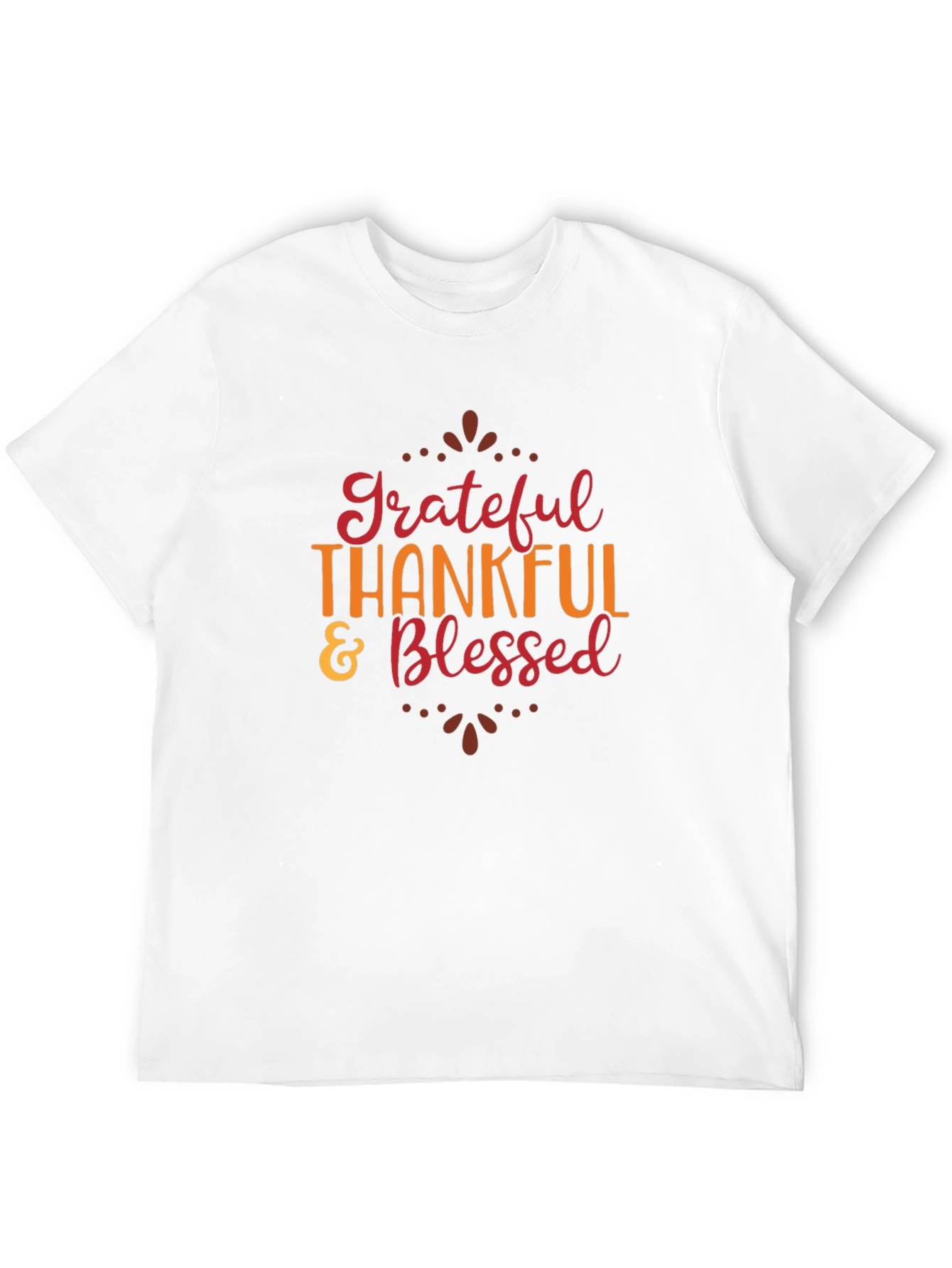 Black Grateful Thankful & Blessed T-Shirt view 12