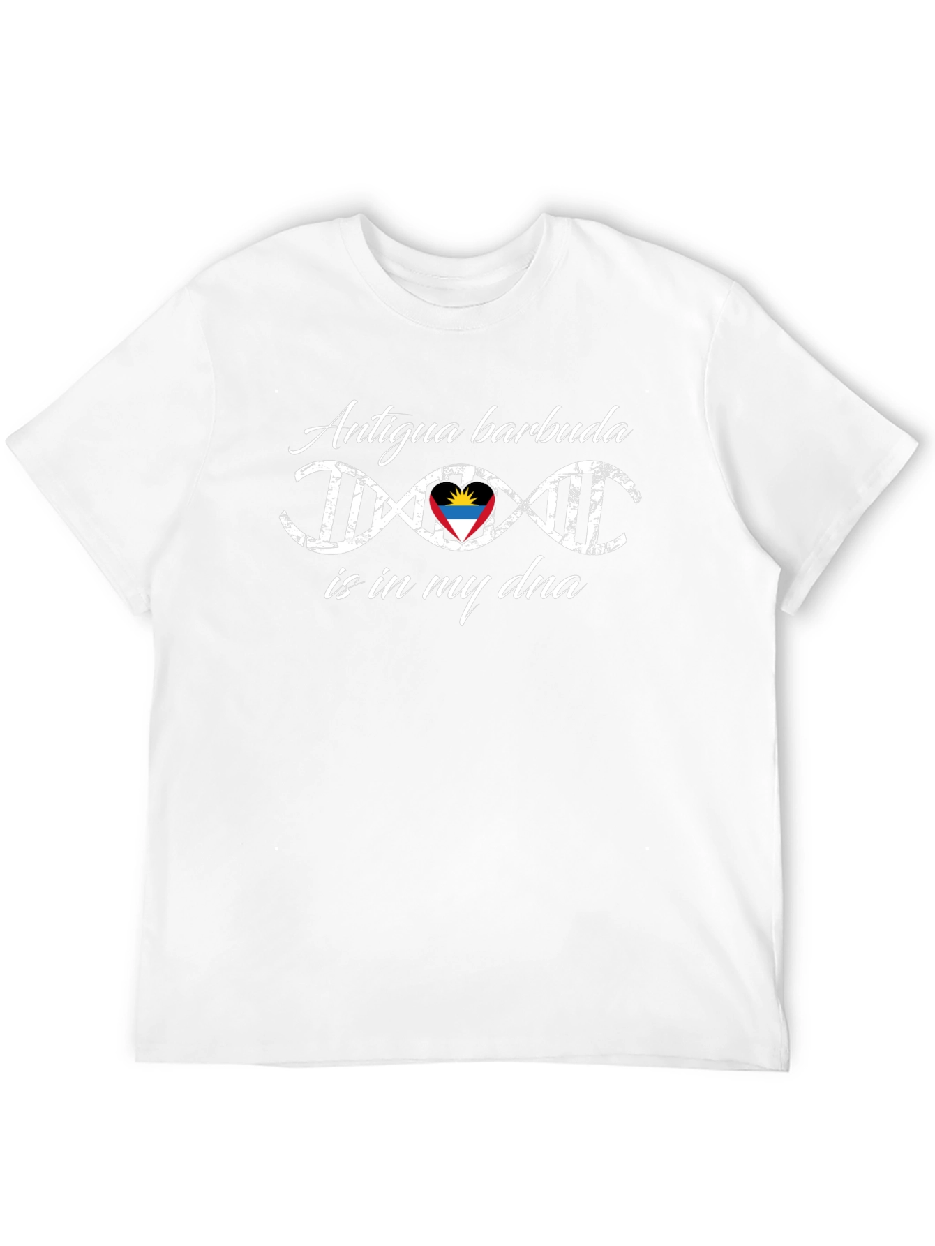 Antigua Barbuda DNA Flag T-Shirt - 12