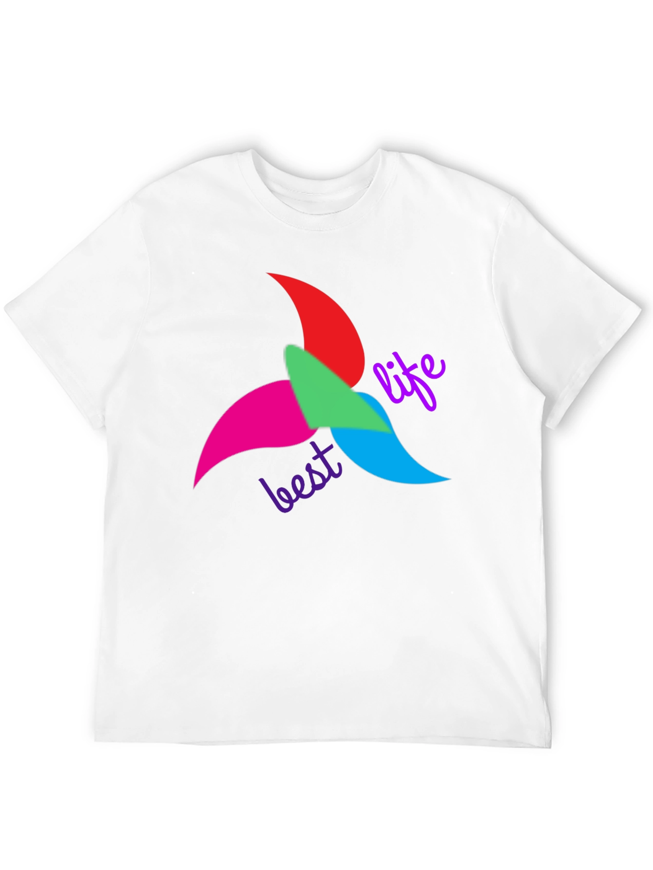 Black Best Life T-Shirt - Colorful Graphic Tee view 12