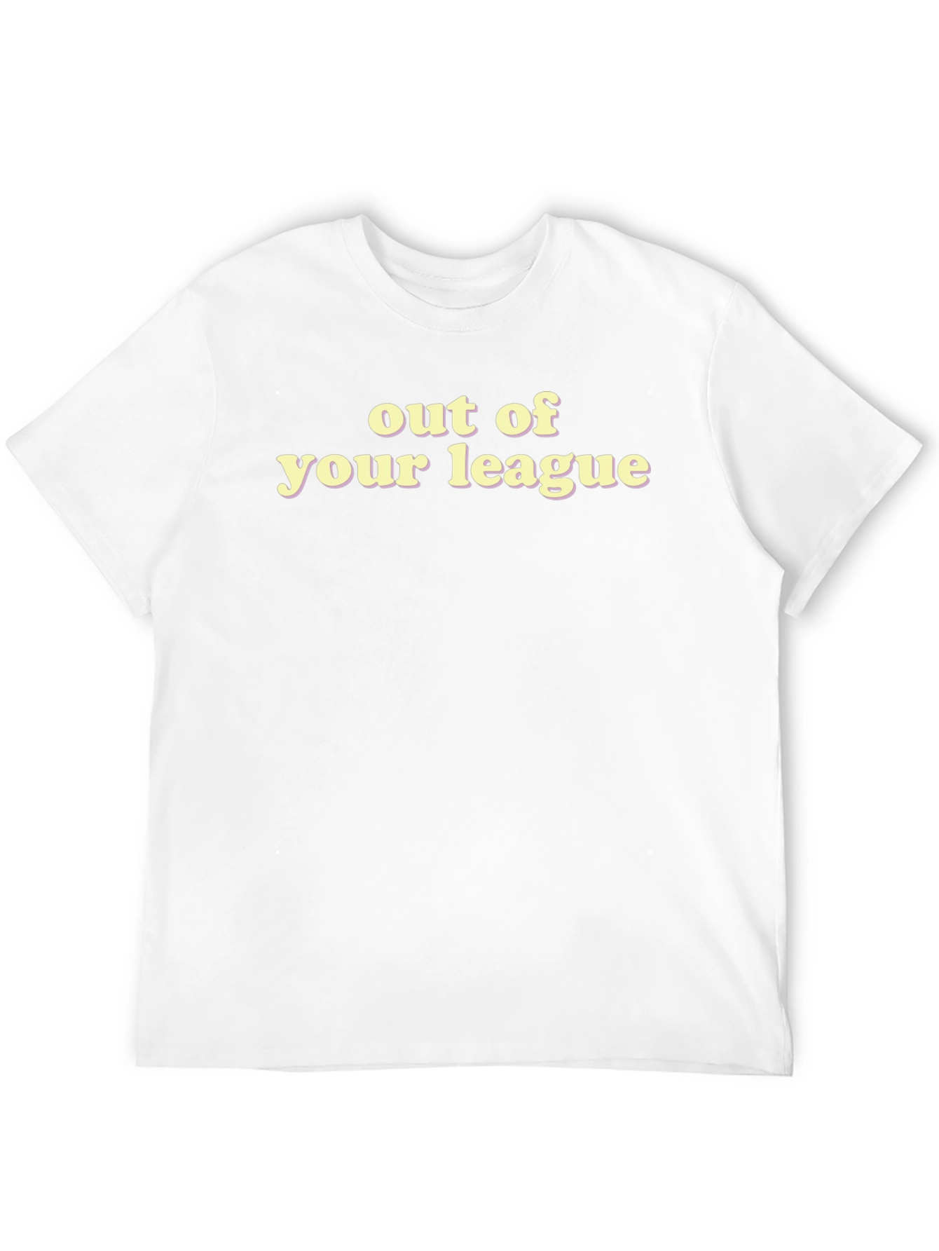 Black Out of Your League Graphic Tee - Black view 12