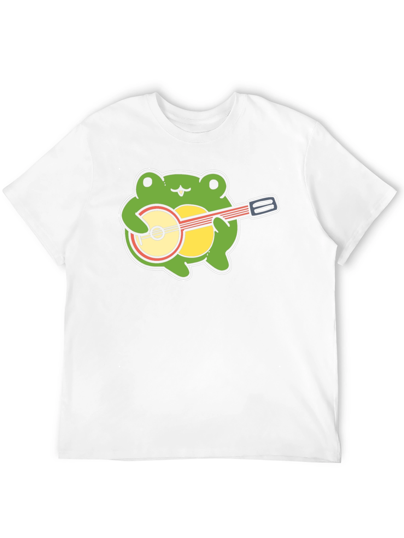 Black Frog Banjo T-Shirt - Cute Musical Tee view 12
