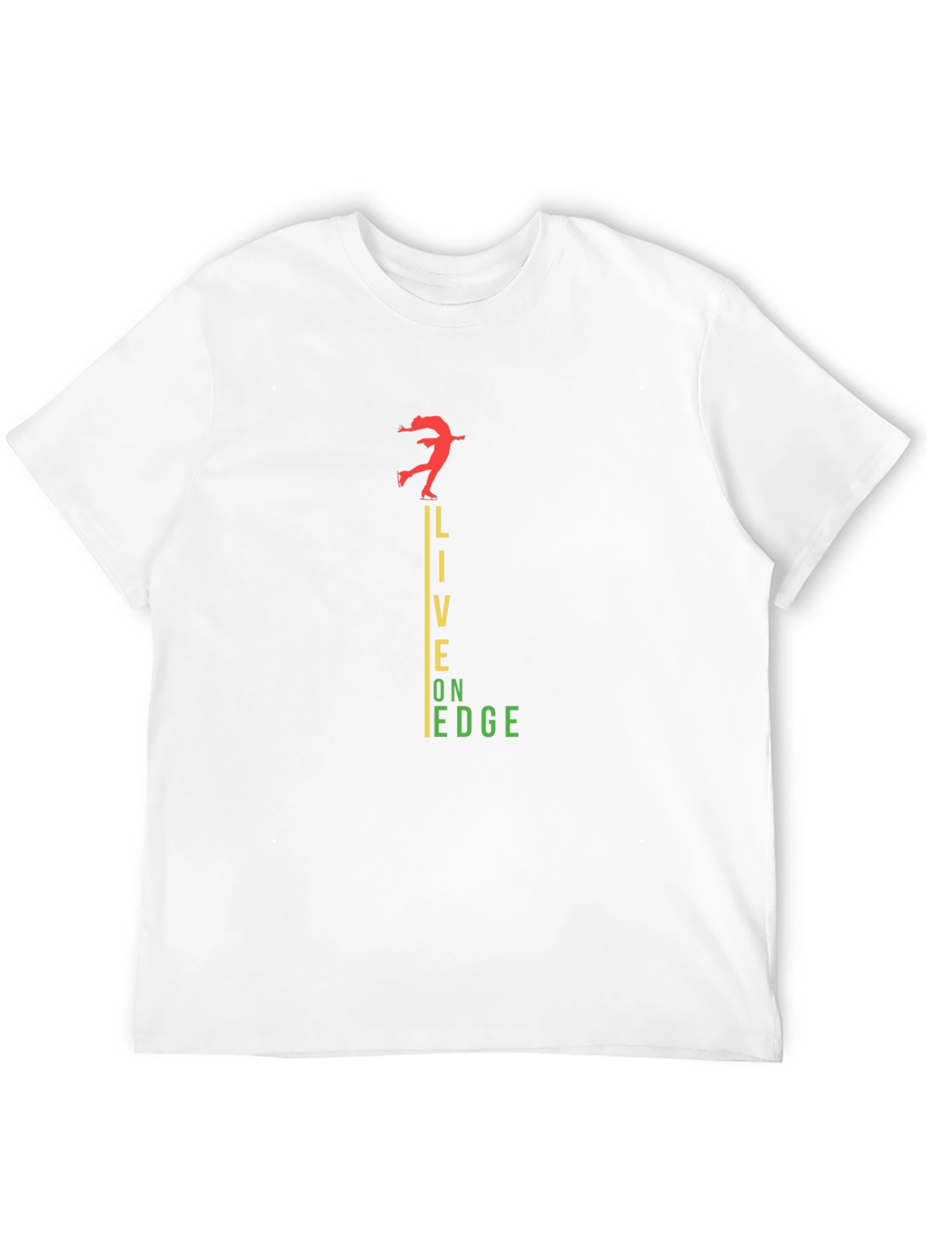 Black Live on Edge T-Shirt: Bold Graphic Tee view 12