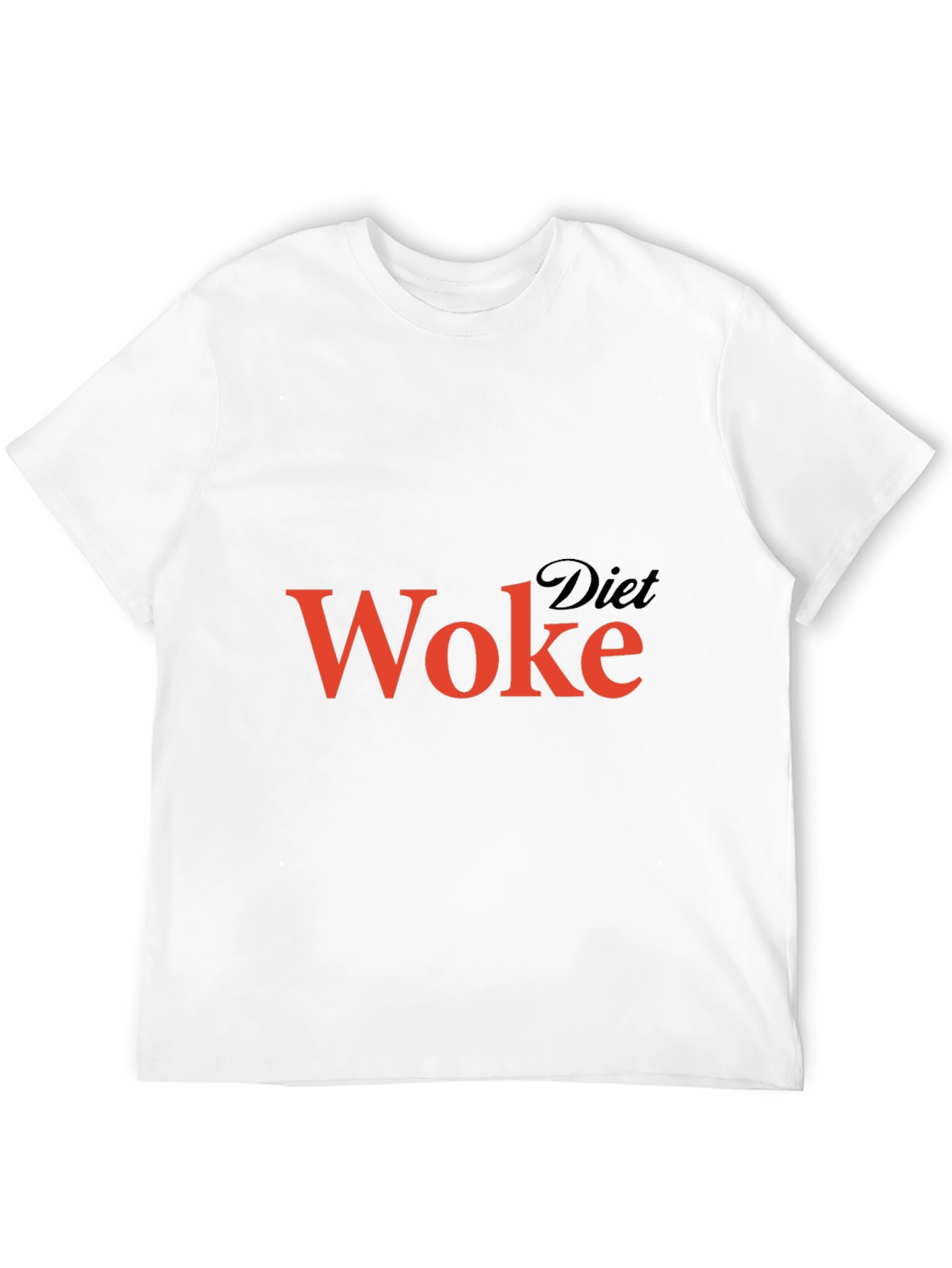 Black Diet Woke Graphic T-Shirt - Black view 12