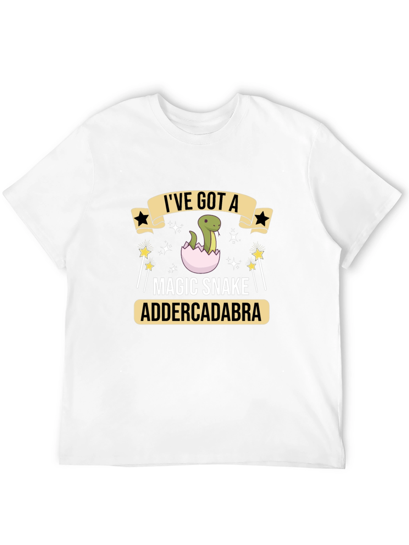 Black Magic Snake T-Shirt - Addercadabra Design view 12