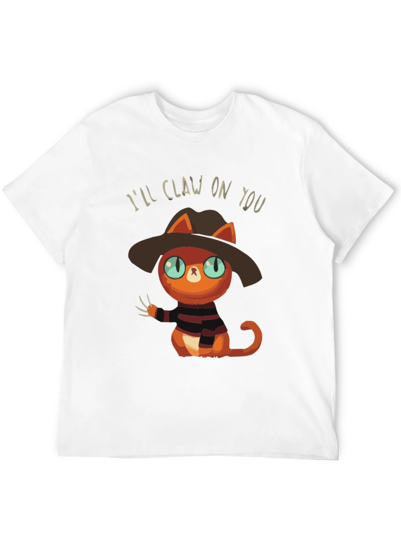 Black I'll Claw On You Cat Graphic Tee view 12
