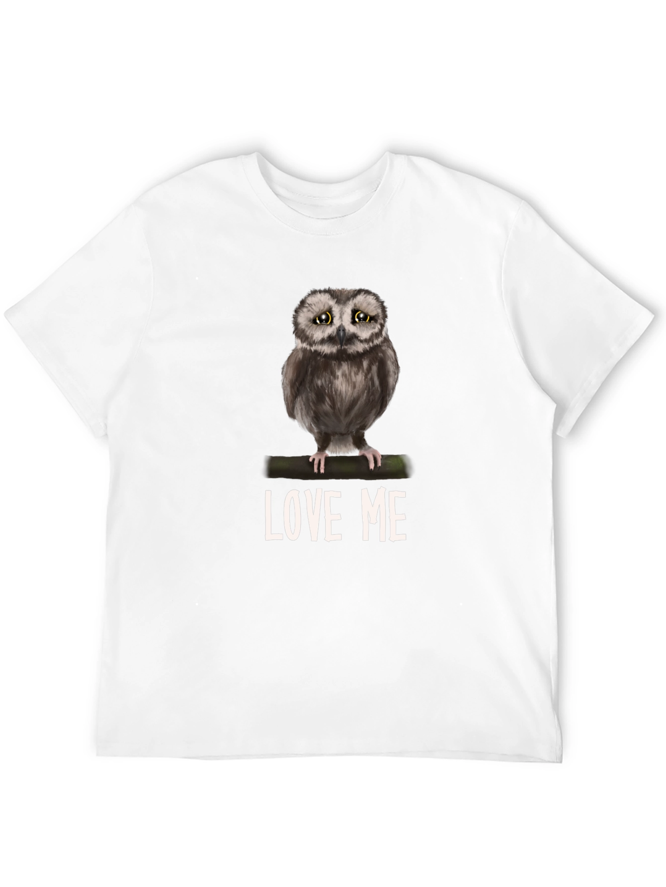 Black Owl Love Me Graphic T-Shirt view 12