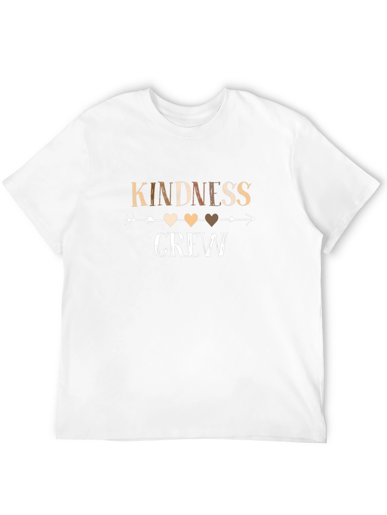 Black Kindness Crew T-Shirt - Positive Message view 12