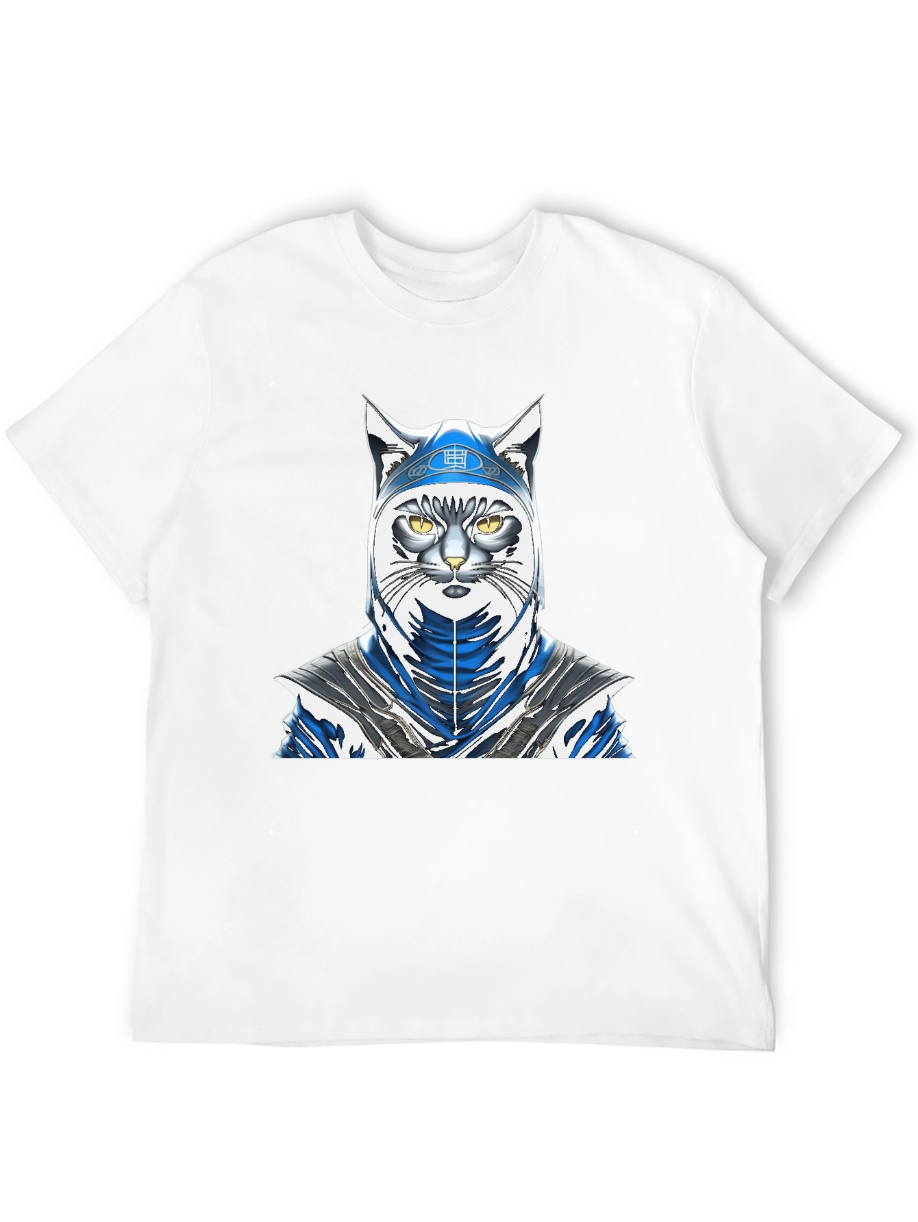 Black Ninja Cat Graphic Tee - Stylish & Unique Design view 12