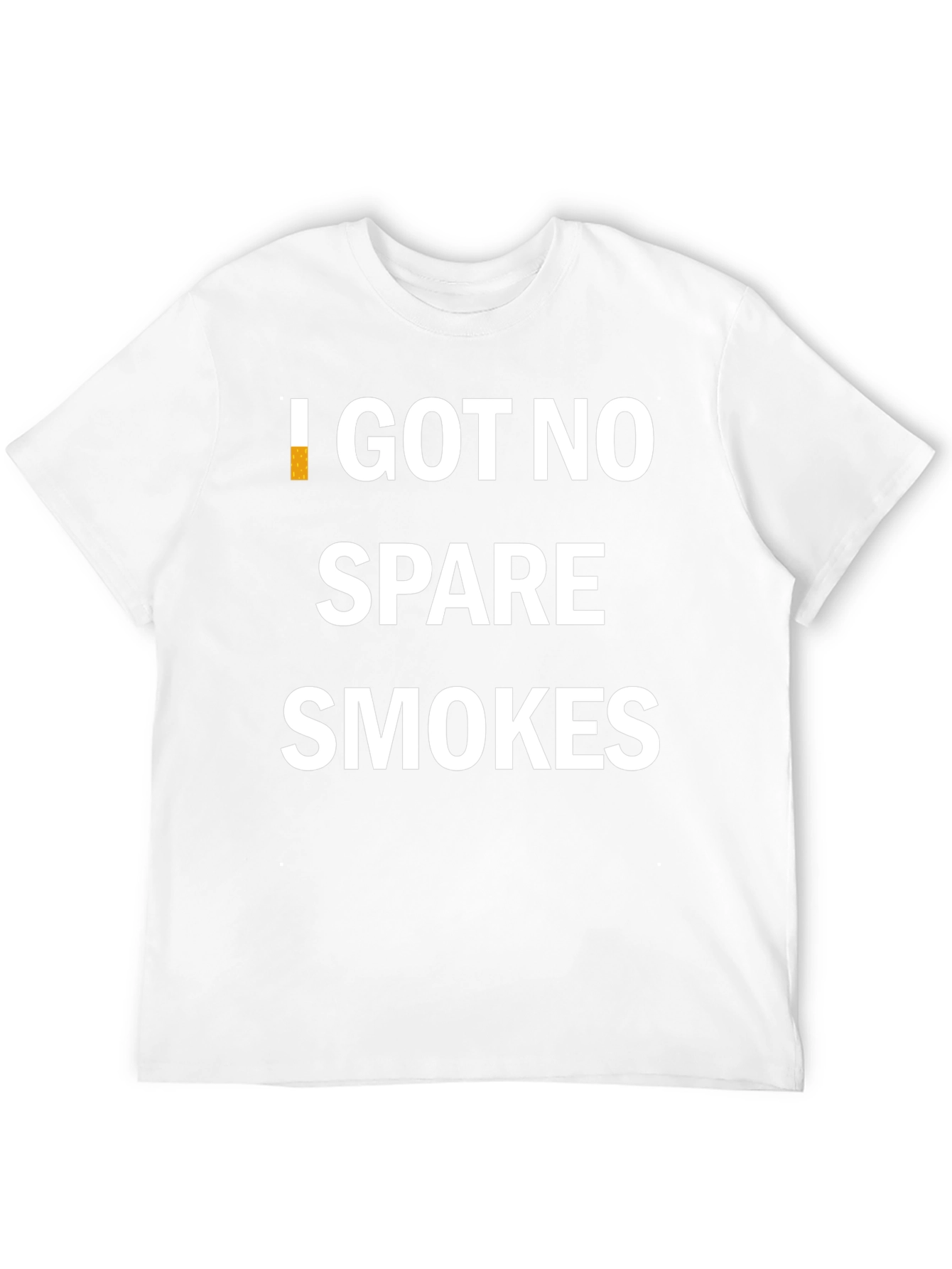 Black I Got No Spare Smokes Graphic Tee view 12
