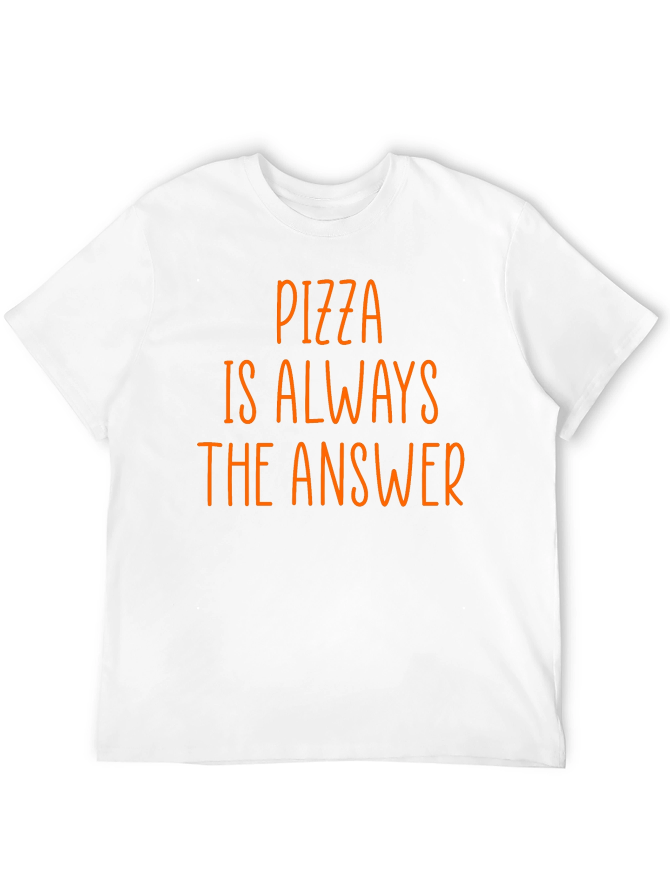 Black Pizza Is Always The Answer Graphic Tee view 12